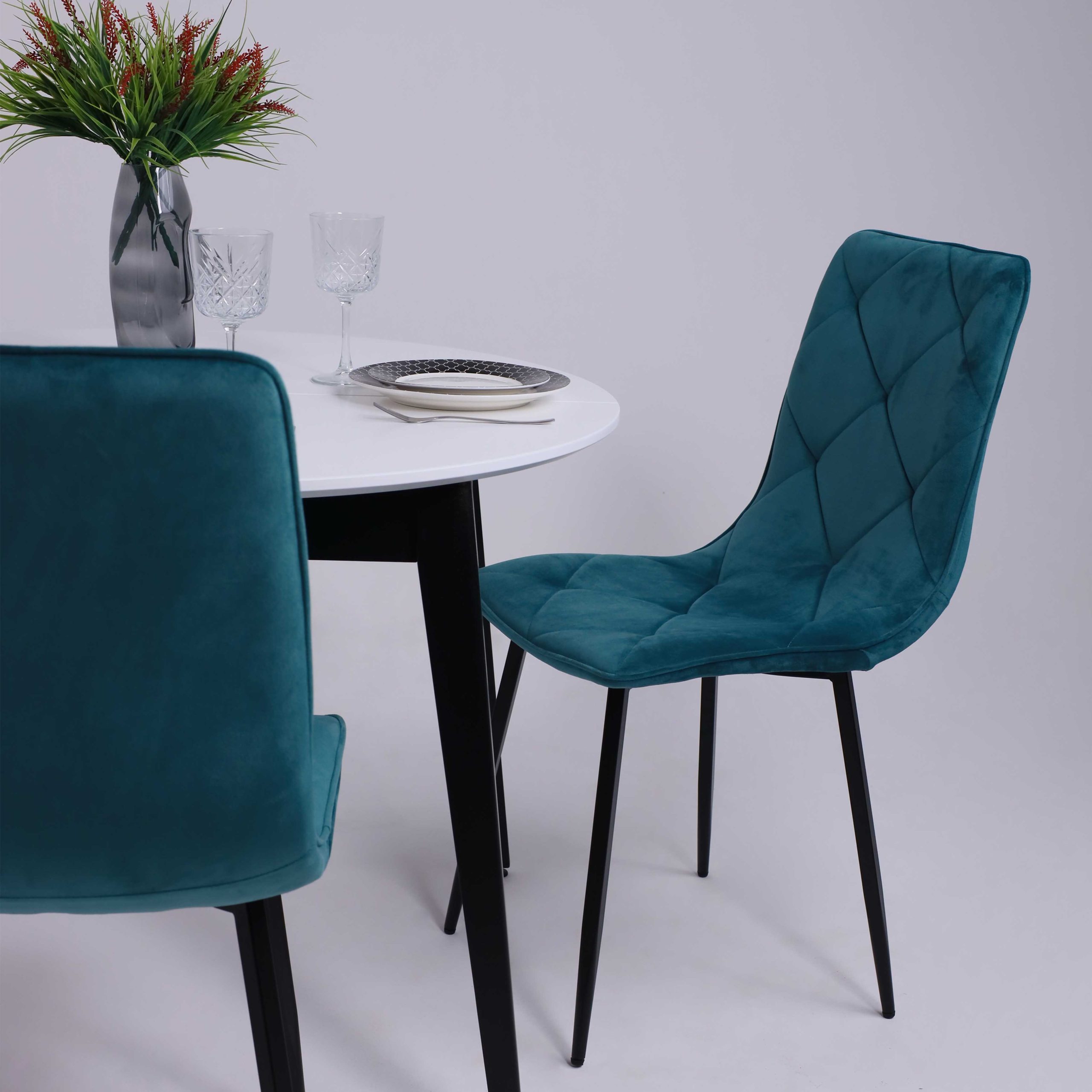 Стул MIRA, морской велюр HLR60/черный