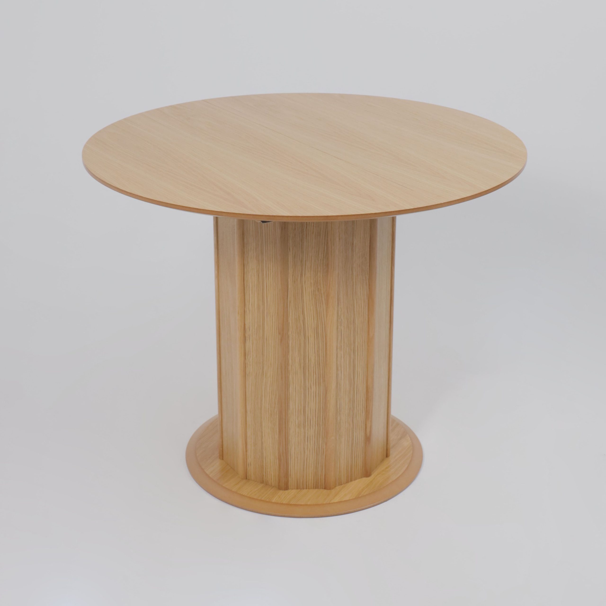 Стол ОЛАФ-М 950(1250)*950, Светлый дуб без тонировки/Светлый дуб