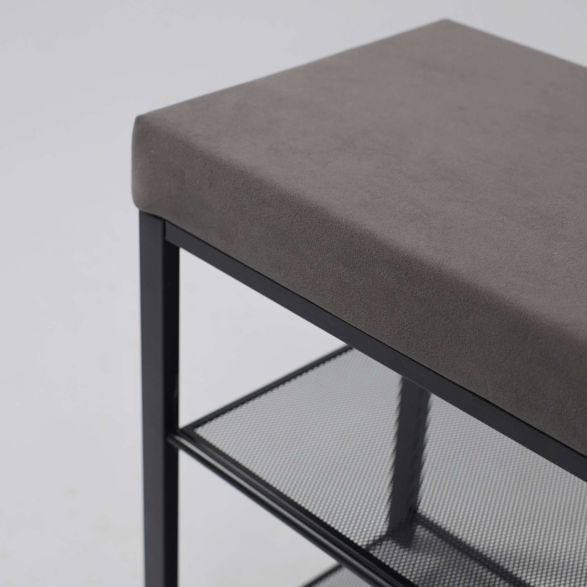 Банкетка ТОРОНТО 23S, серый/черный