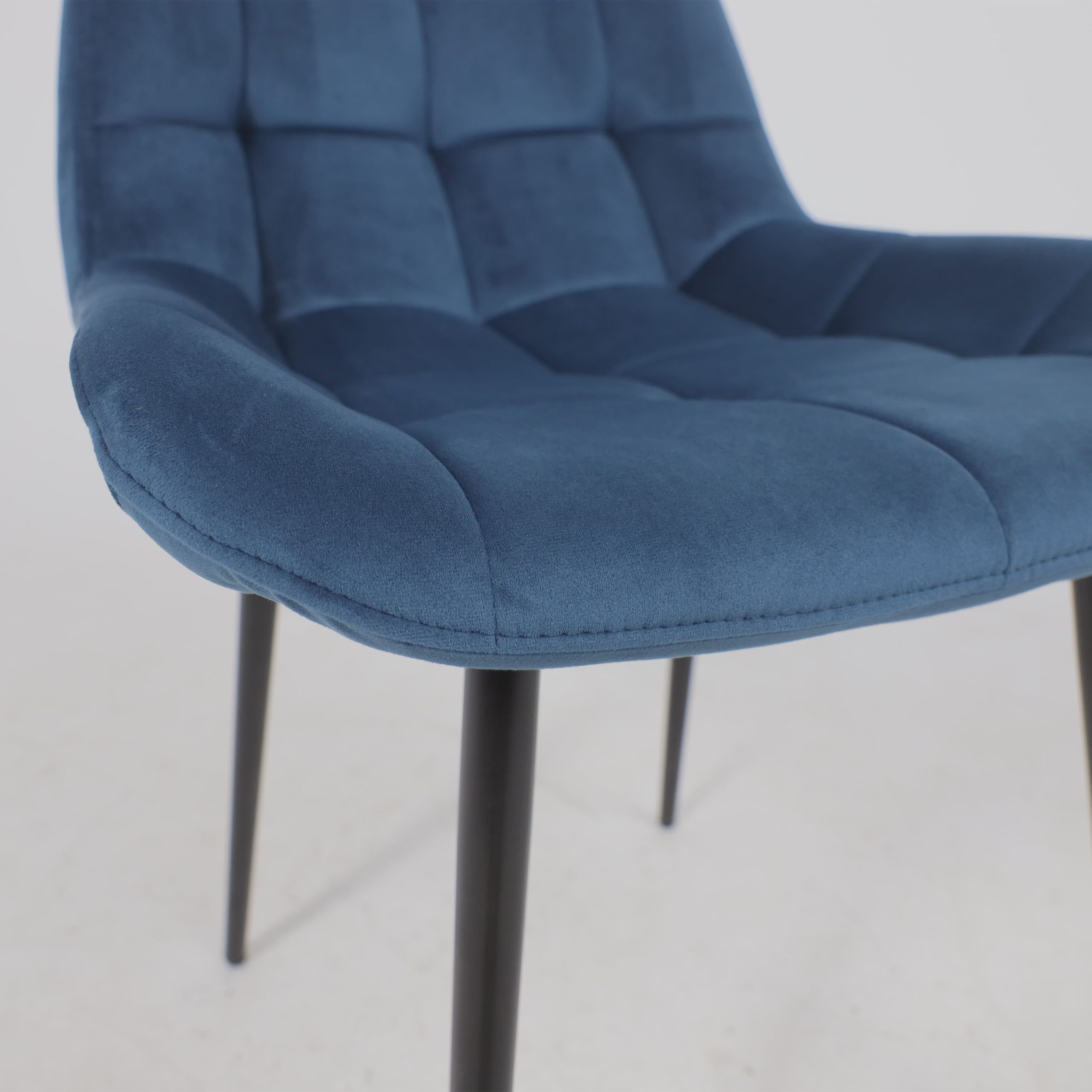 Стул AV 405, синий бархат Confetti deep ocean/черный