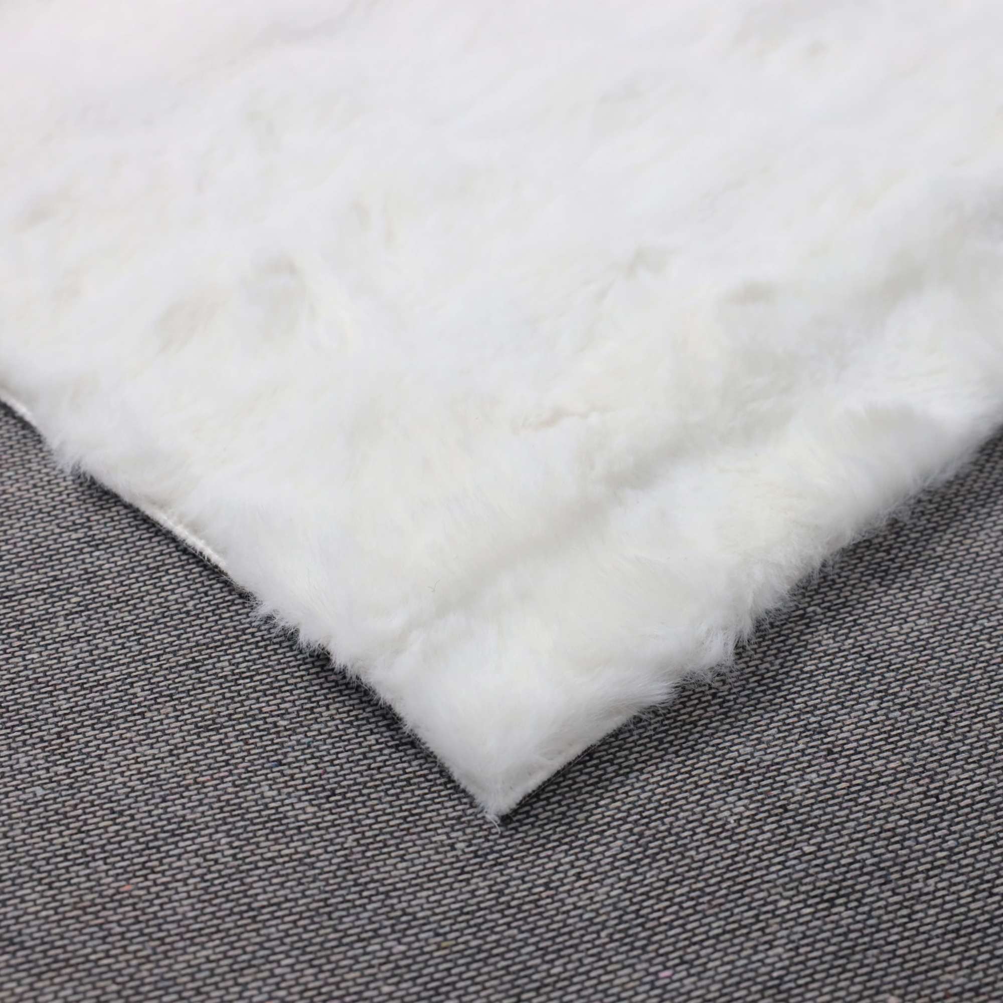 Ковер BUBLE FAUX FUR, белый, 160*230см