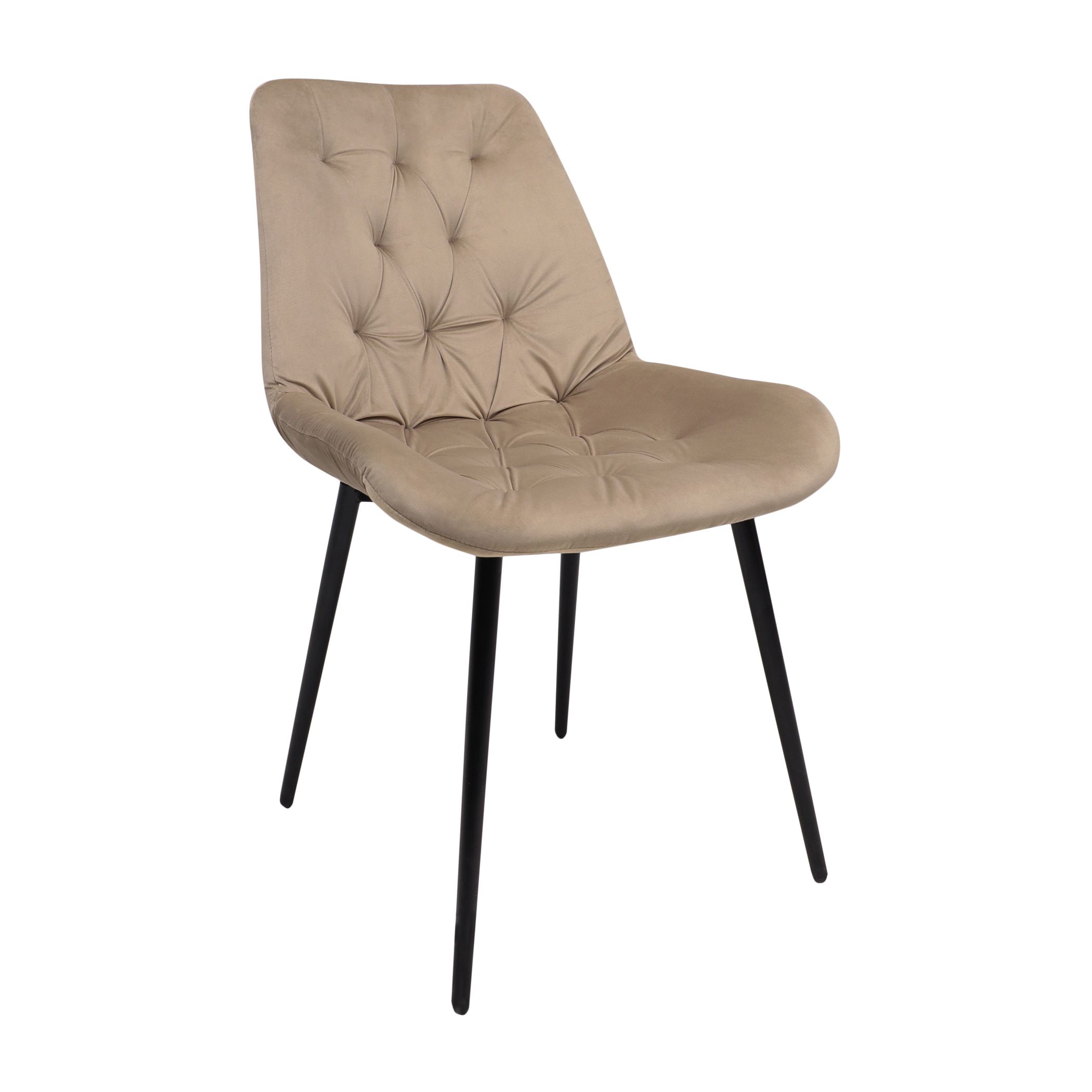 Стул AV 435, капучино бархат H-65/черный