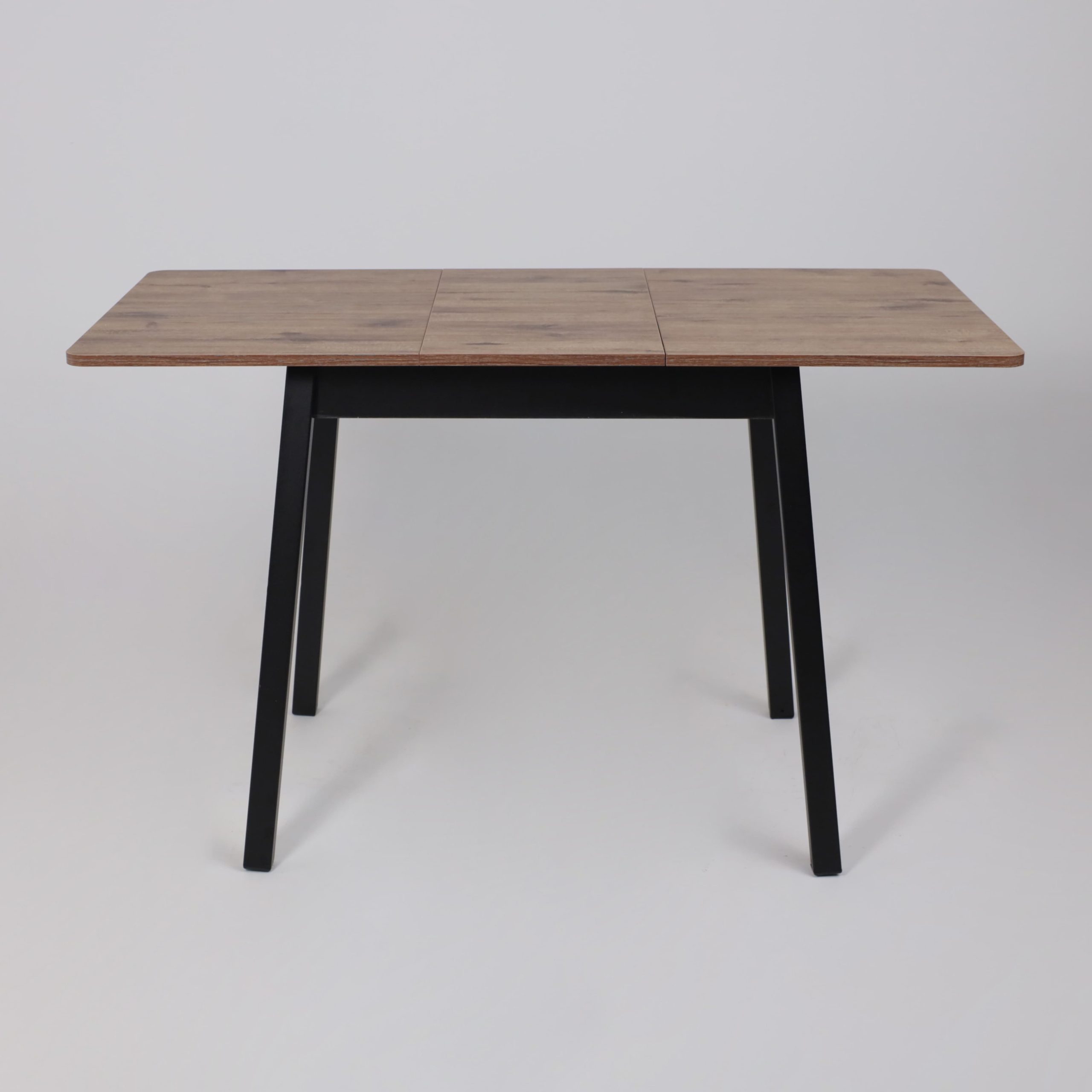 Стол TIRK RADIAL-94, раздвижной 94(126)х64, Дуб Веллингтон/Чёрный