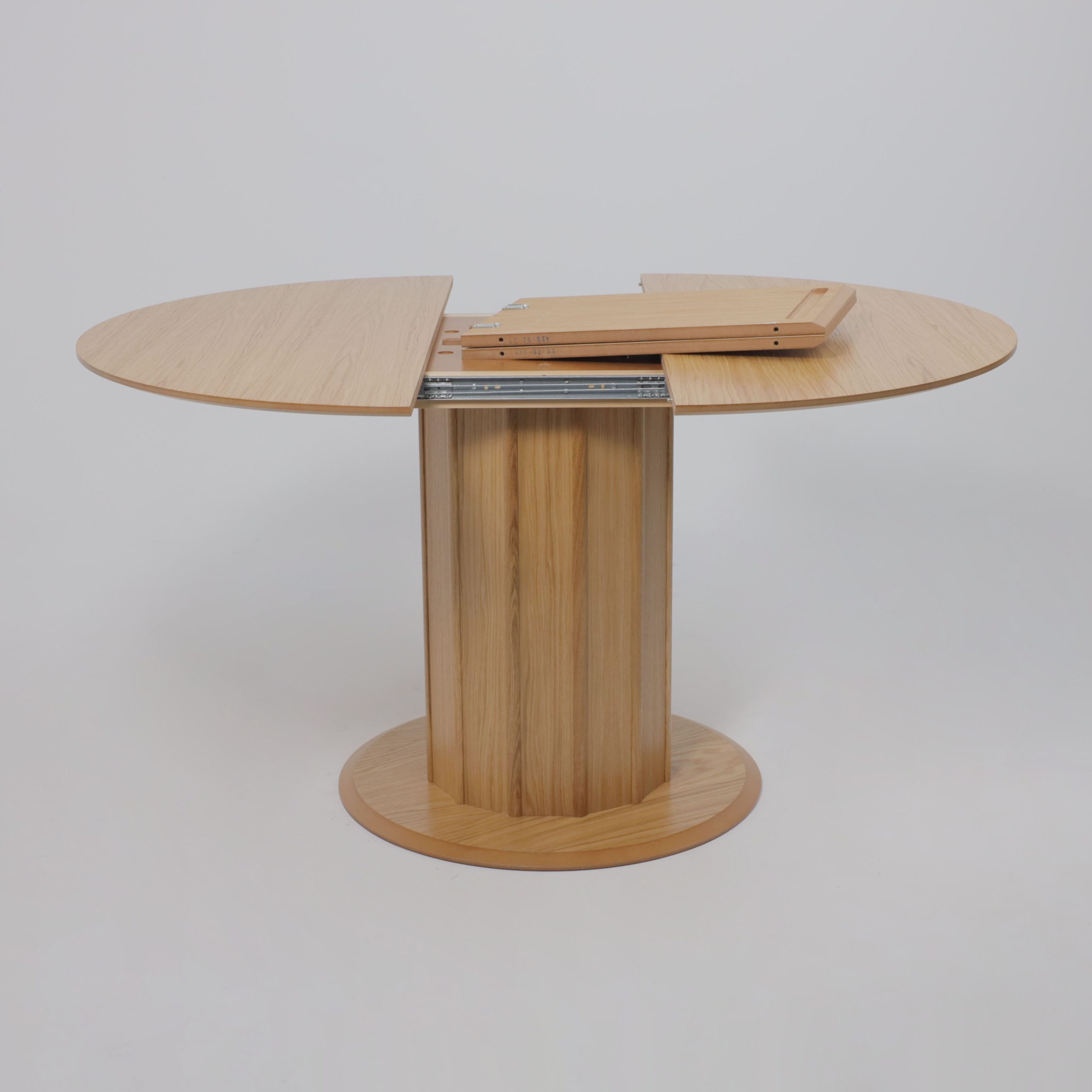 Стол ОЛАФ1100(1400)*1100, Светлый дуб без тонировки/Светлый дуб