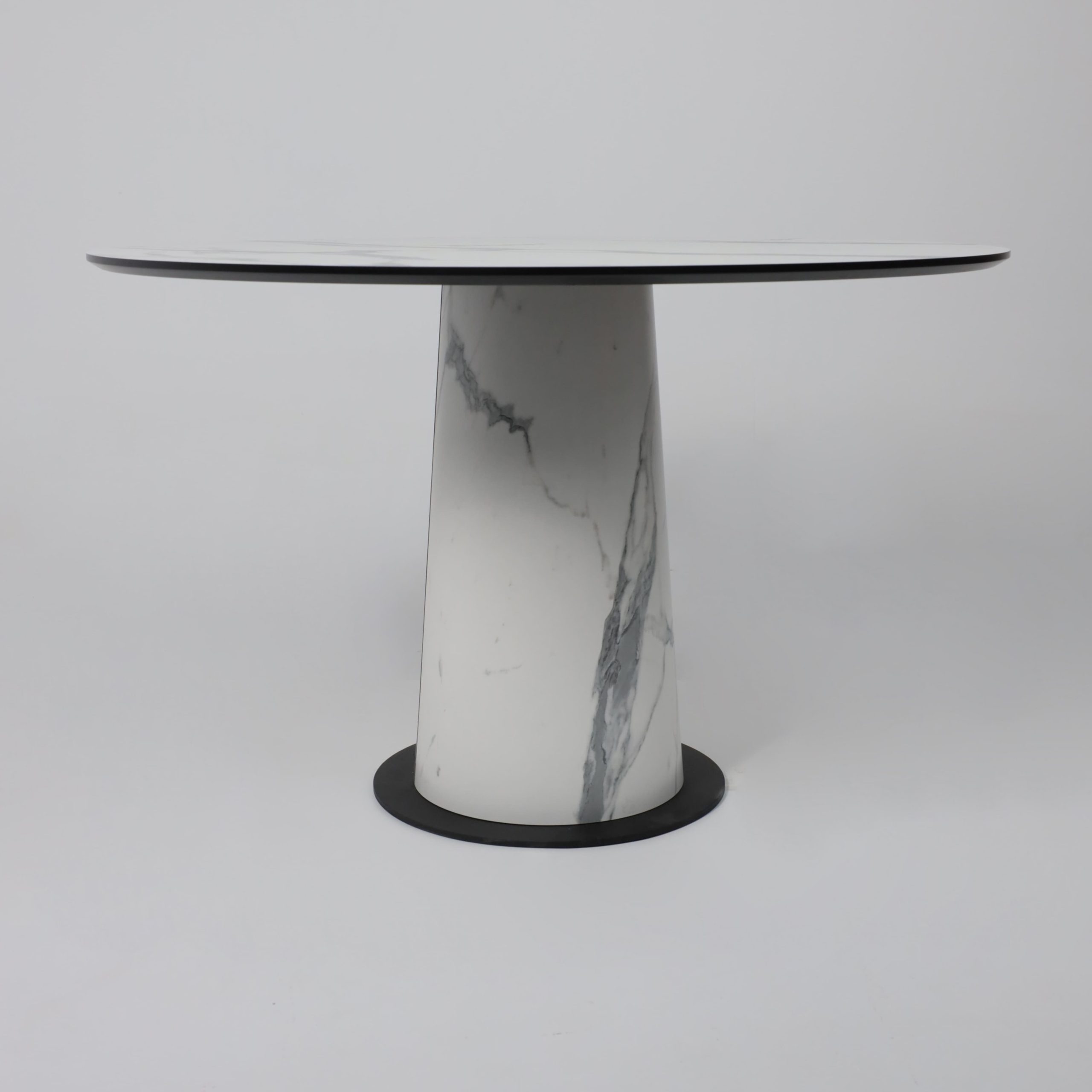 Стол AV 1317, HPL+МДФ, нераздвижной 1200 Мрамор белый/черный