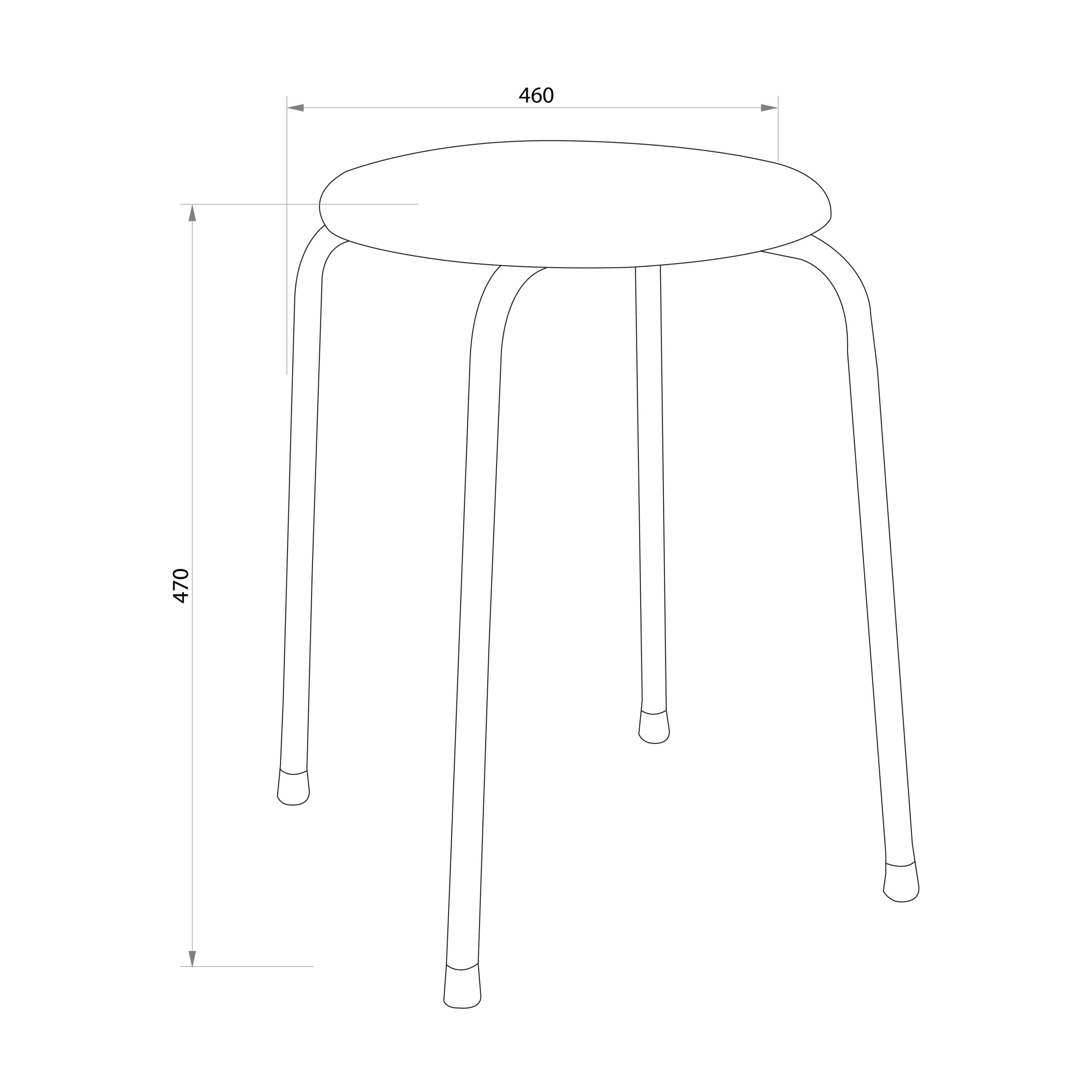 Табурет круглый 