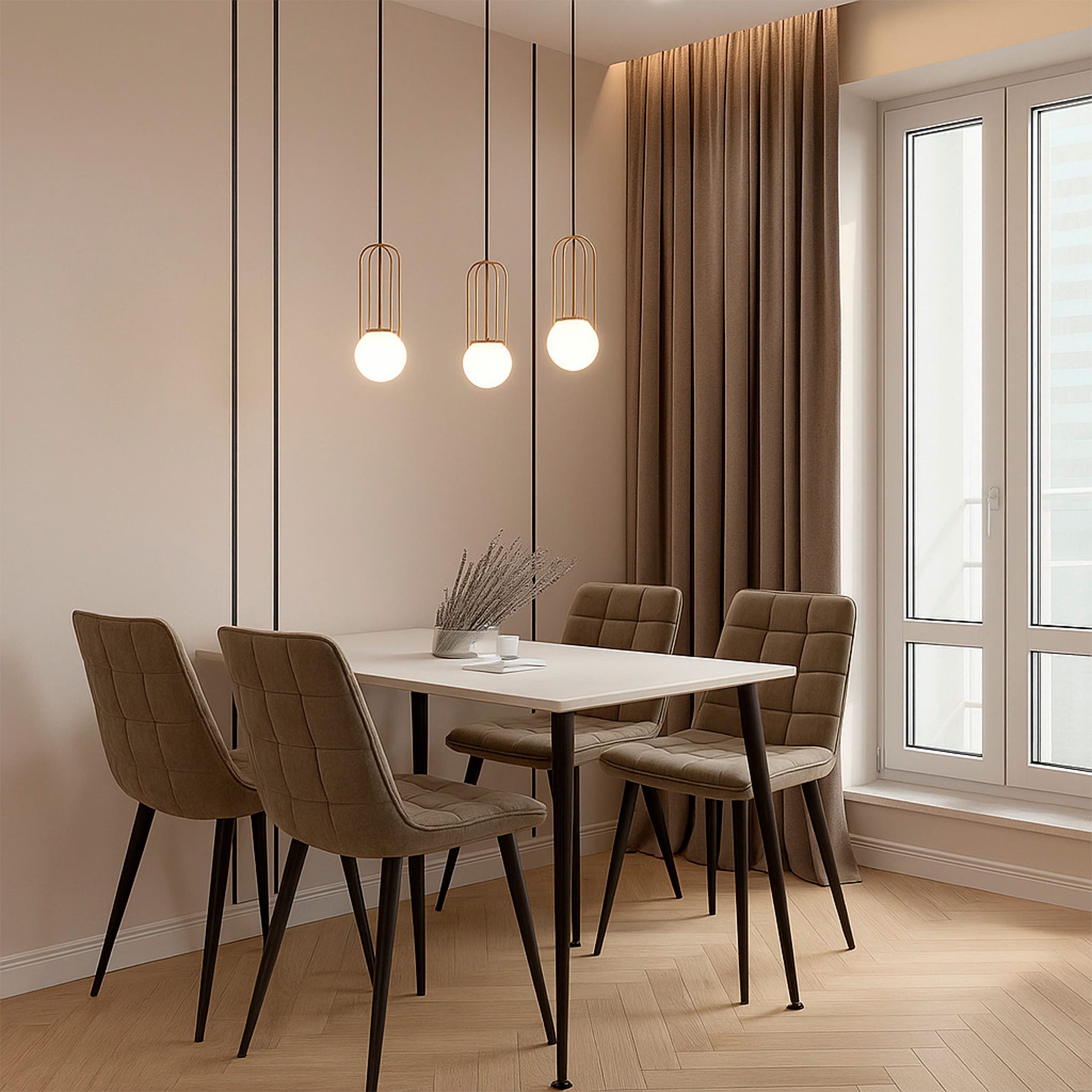 Стул ROM D, b05 LATTE LUXчерный