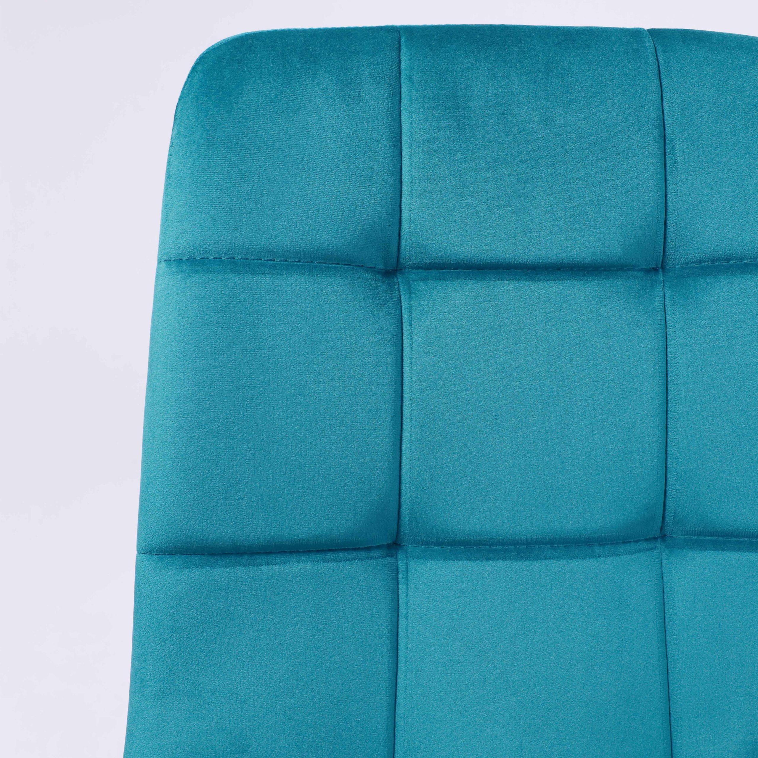 Стул AV 406-N, темно-бирюзовый бархат H-56/черный