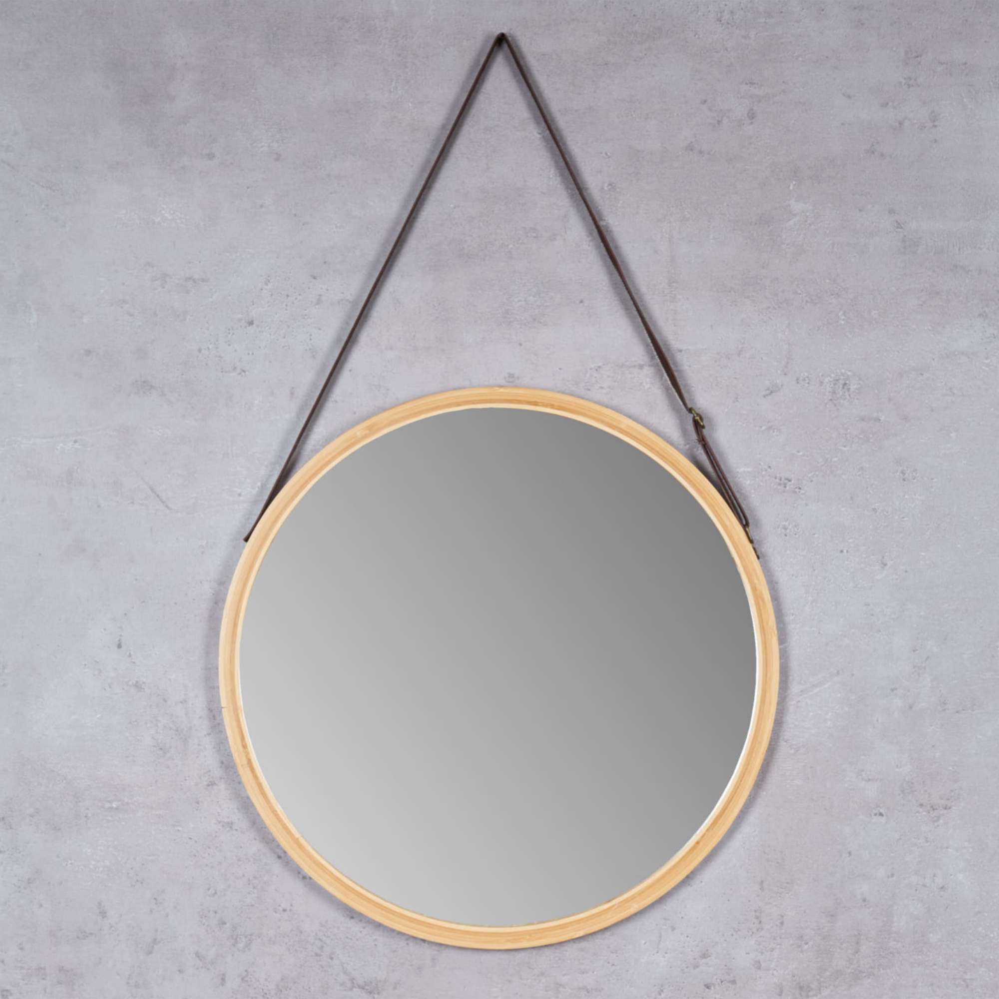 Зеркало подвесное CAMELLIA, бамбук