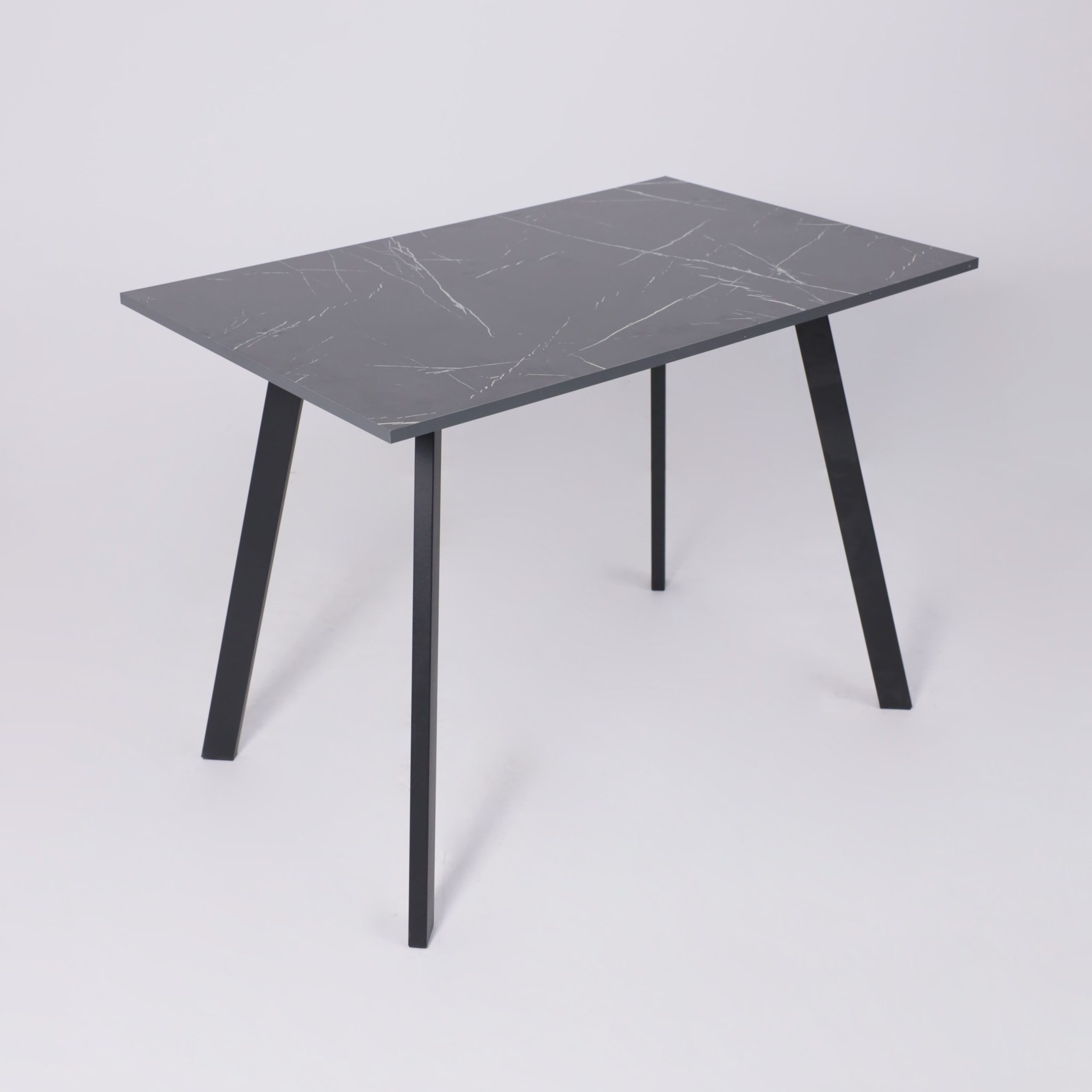 Стол SOLO 102*67, Мрамор неро маркина/черный