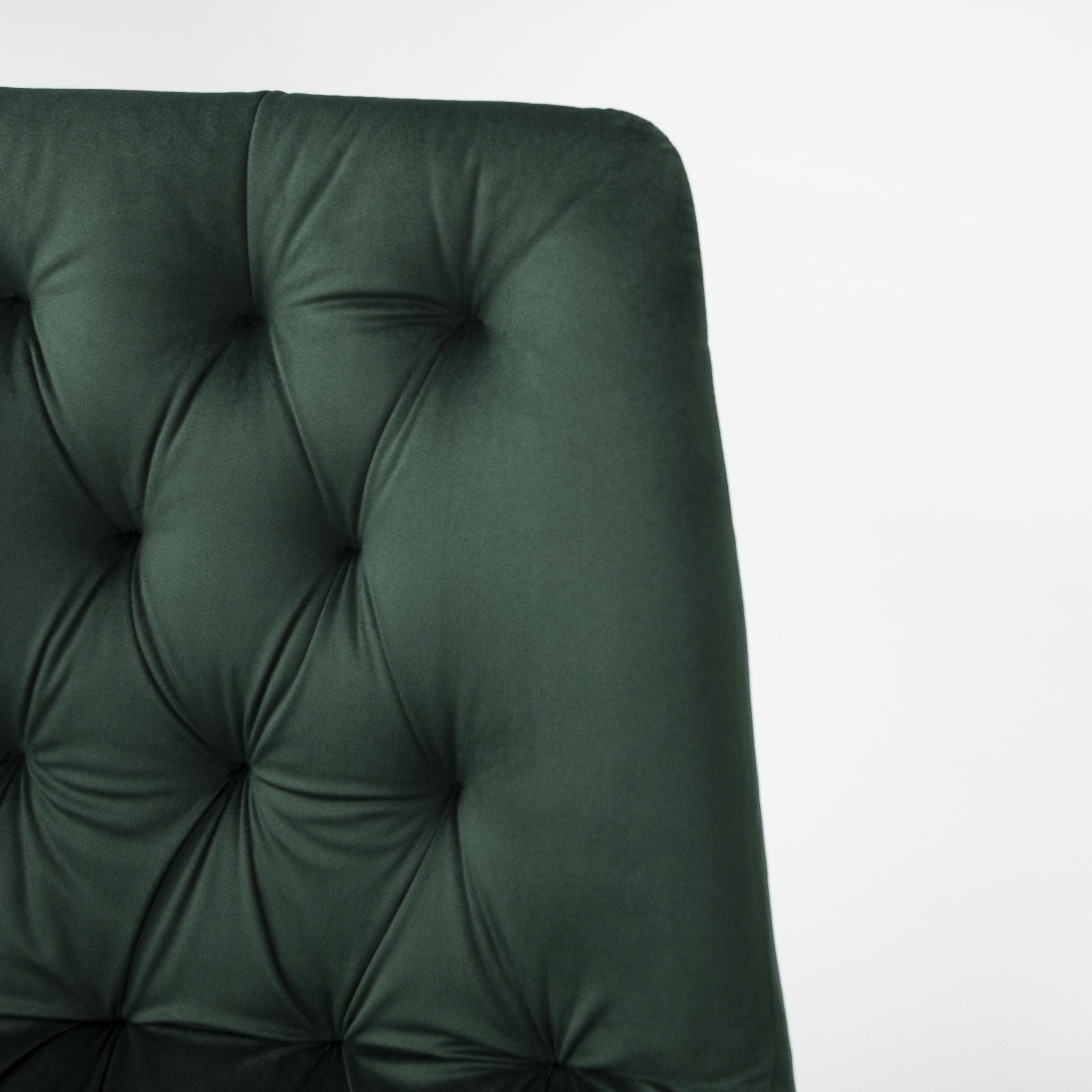 Стул AV 435, зеленый бархат Confetti deep forest/черный