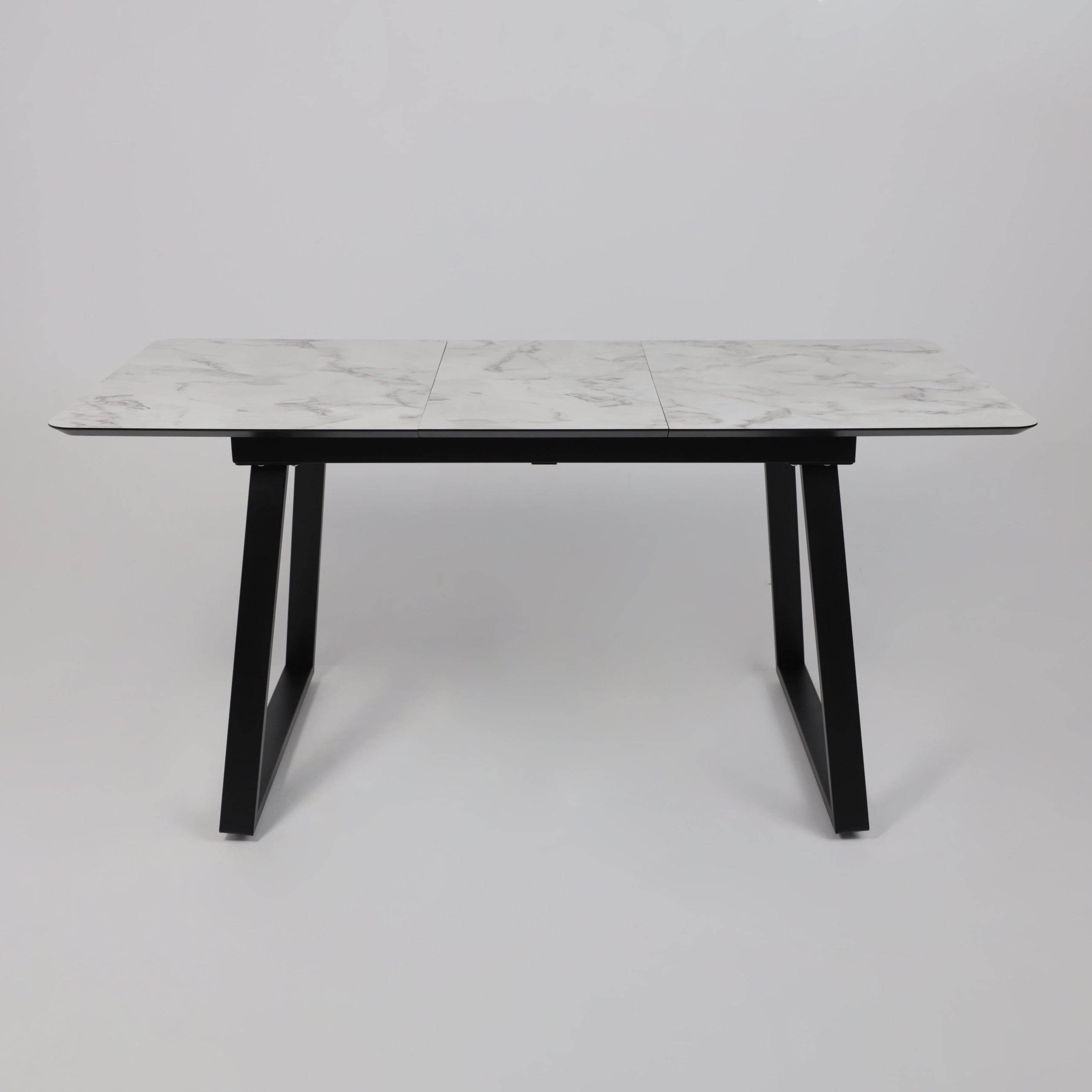 Стол AV 1208, HPL+МДФ,  раздвижной 1200 (1600)*800 Виктори натуральный/черный