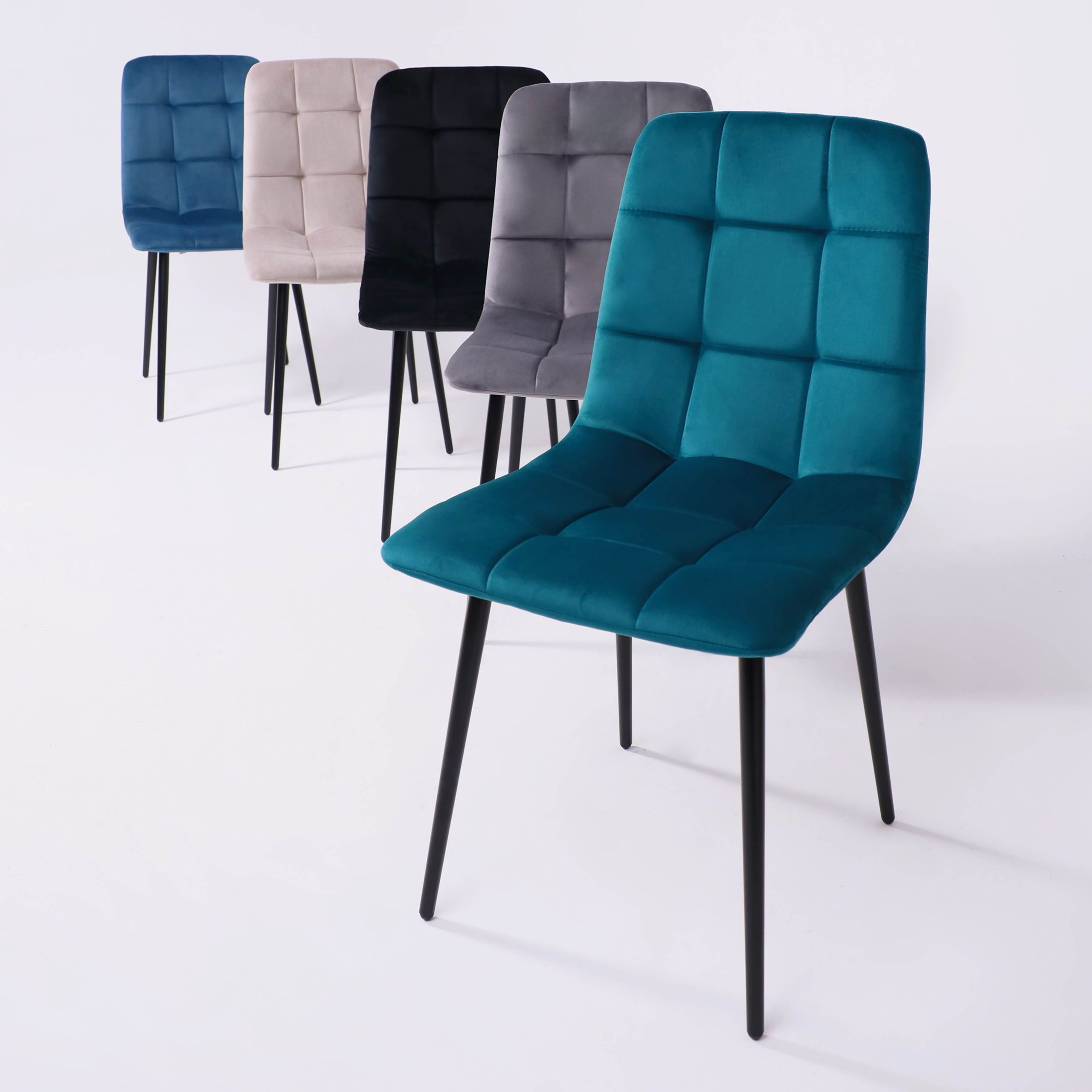 Стул AV 406-N, бежевый бархат Confetti smoke/черный