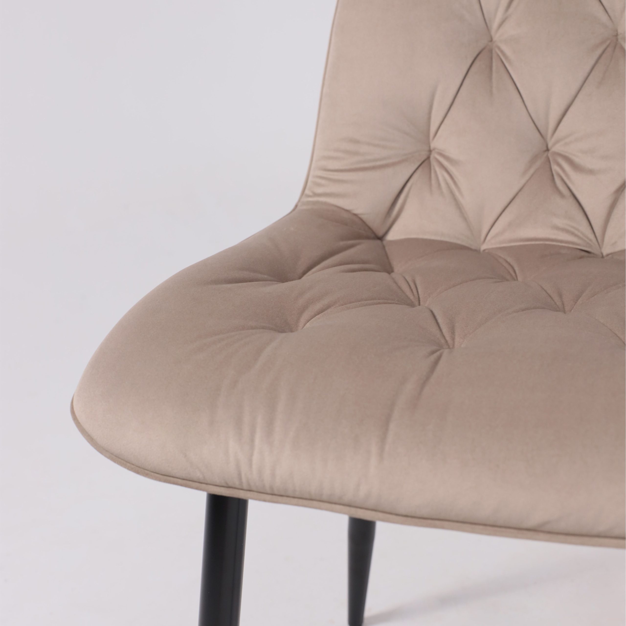 Стул ASTRA, 2, бежевый велюр HLR-08/черный