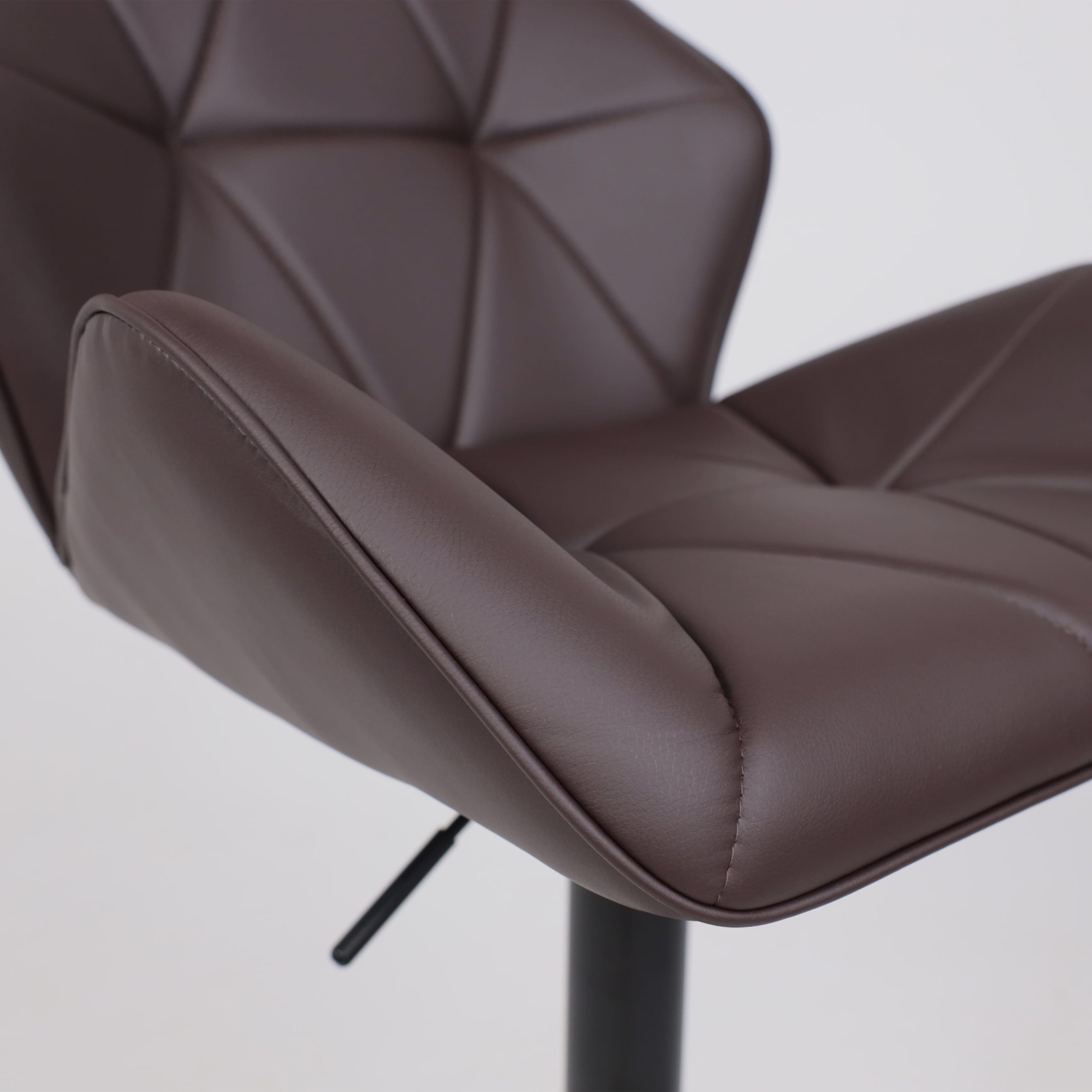 Кресло барное BERLIN GB, Pegaso шоколад экокожа/черный