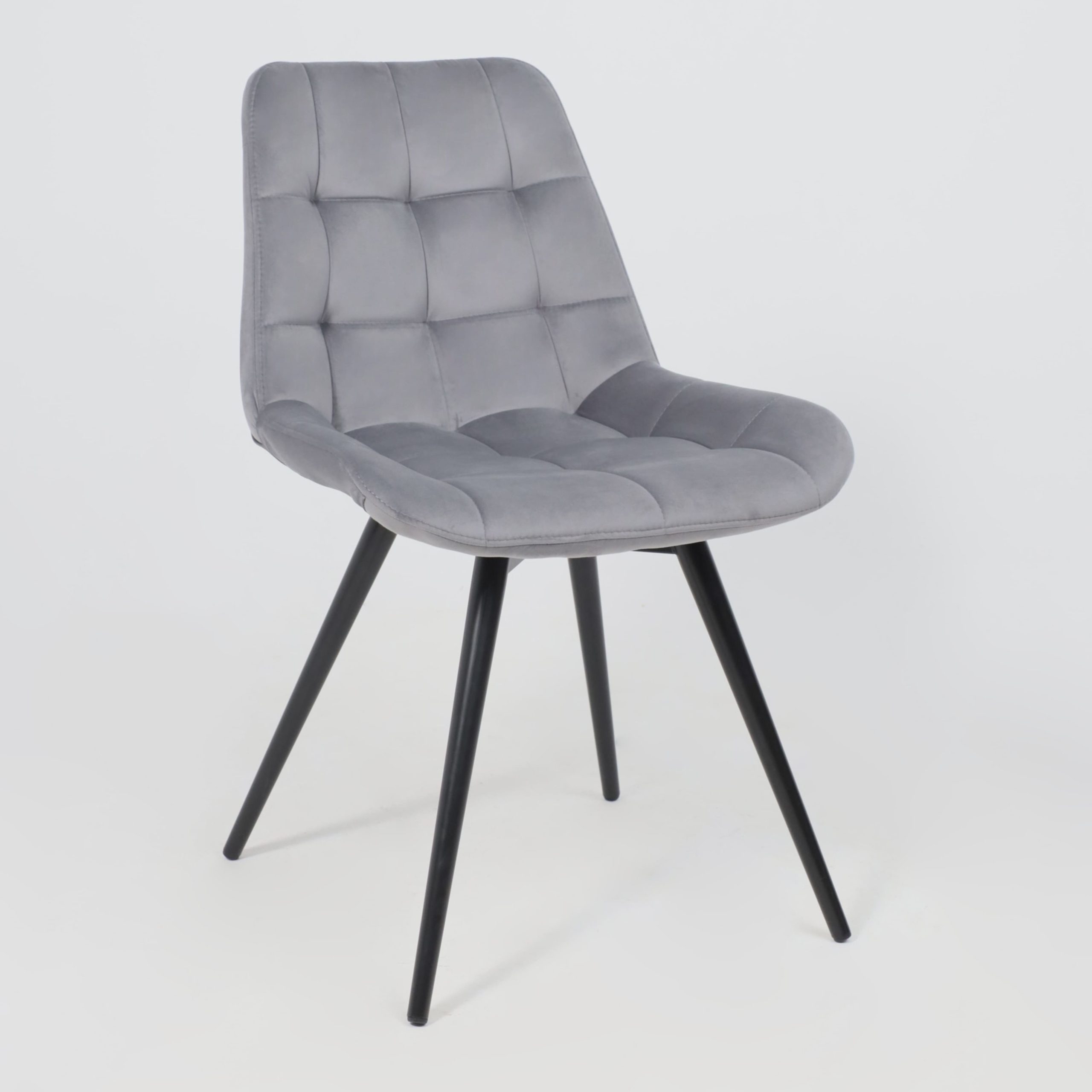 Стул AV 405, поворотный, темно-серый бархат H-15/черный