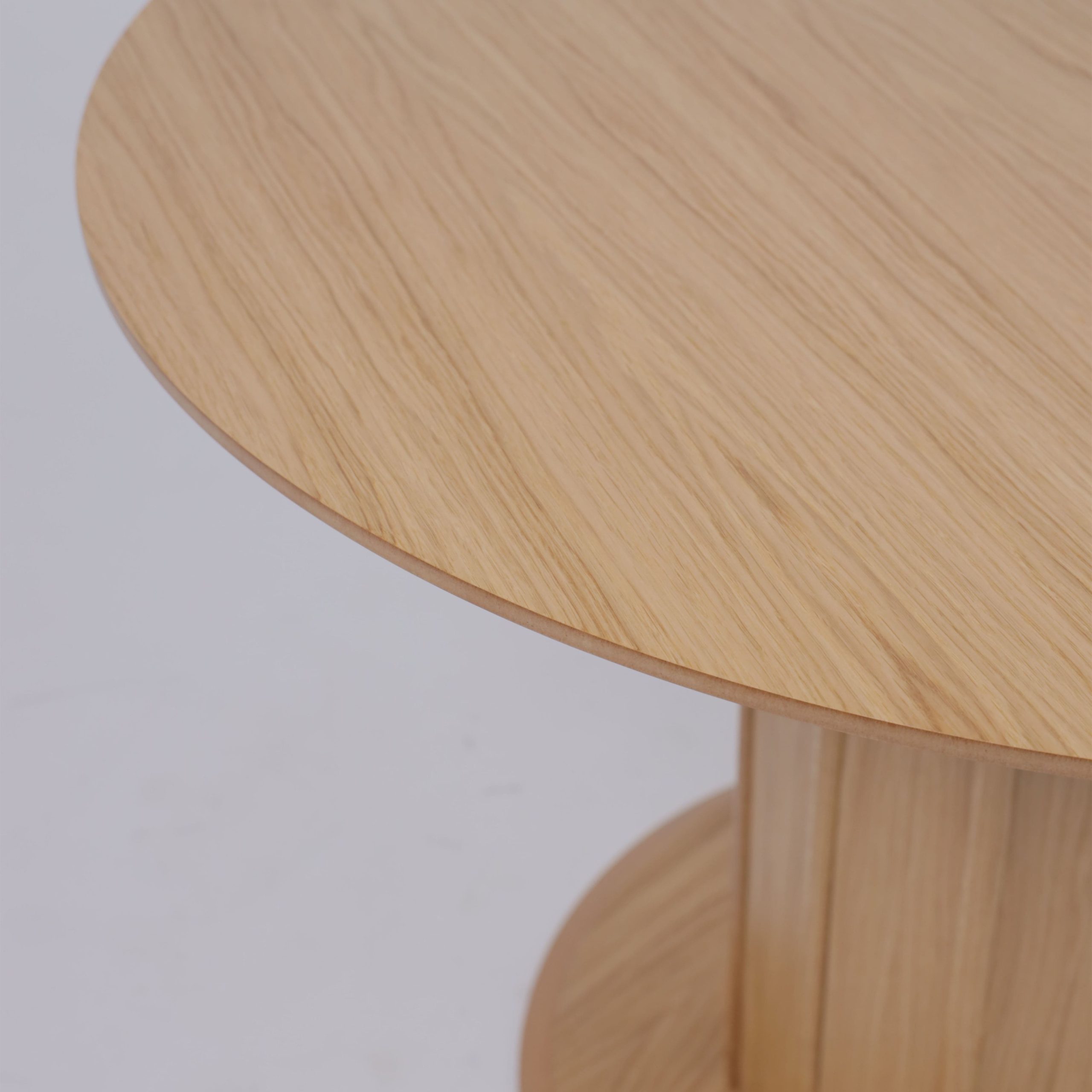 Стол ОЛАФ1100(1400)*1100, Светлый дуб без тонировки/Светлый дуб