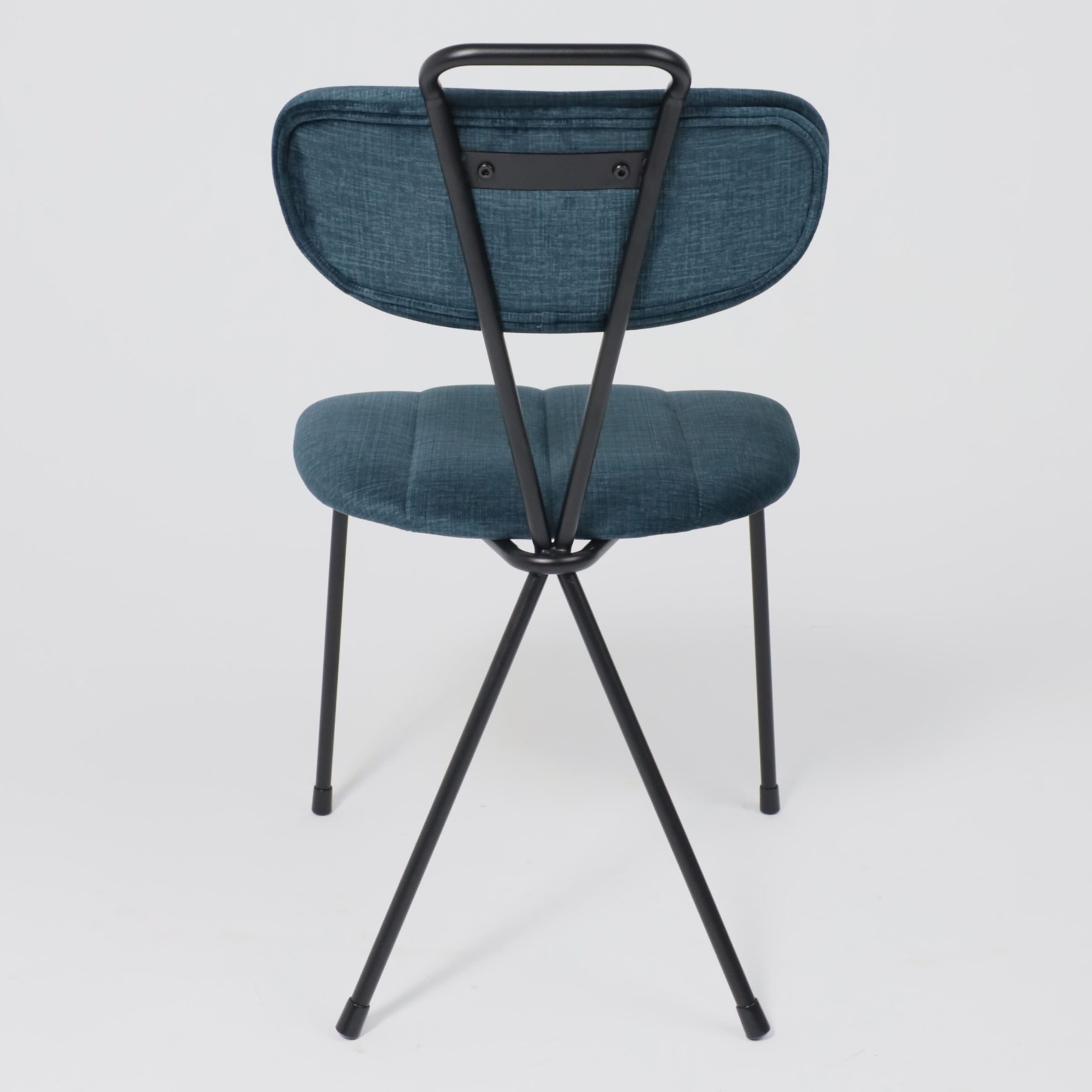 Стул TORI, темно-бирюзовый велюр VOSS 86/черный