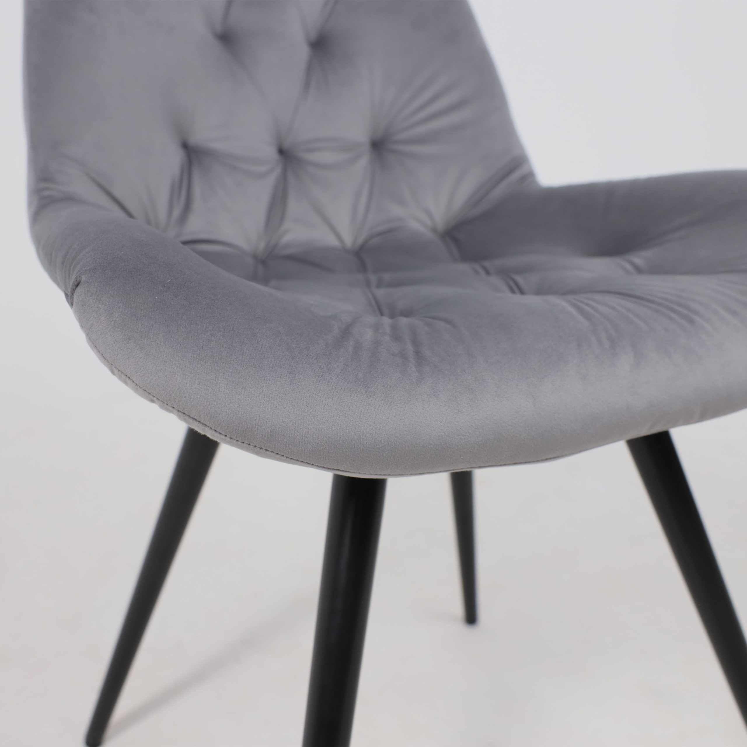 Стул AV 435, поворотный, темно-серый бархат H-15/черный