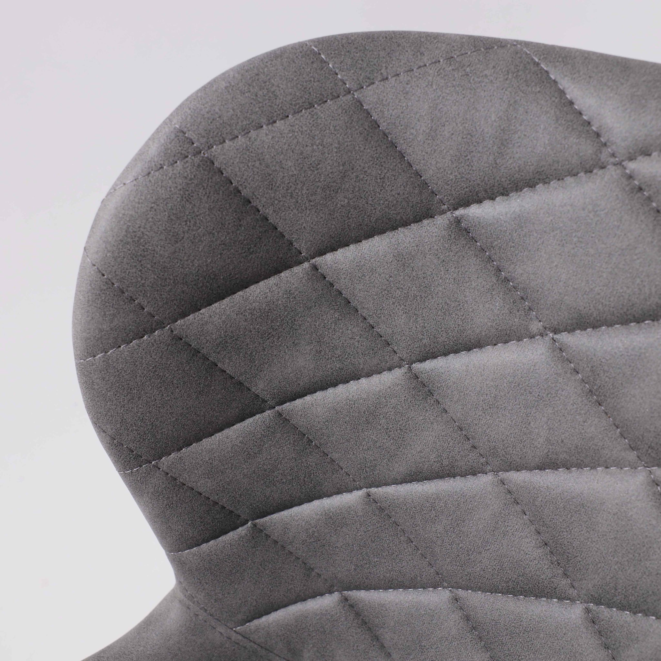 Стул AV 470, темно-серая замша Kiprus 10/черный