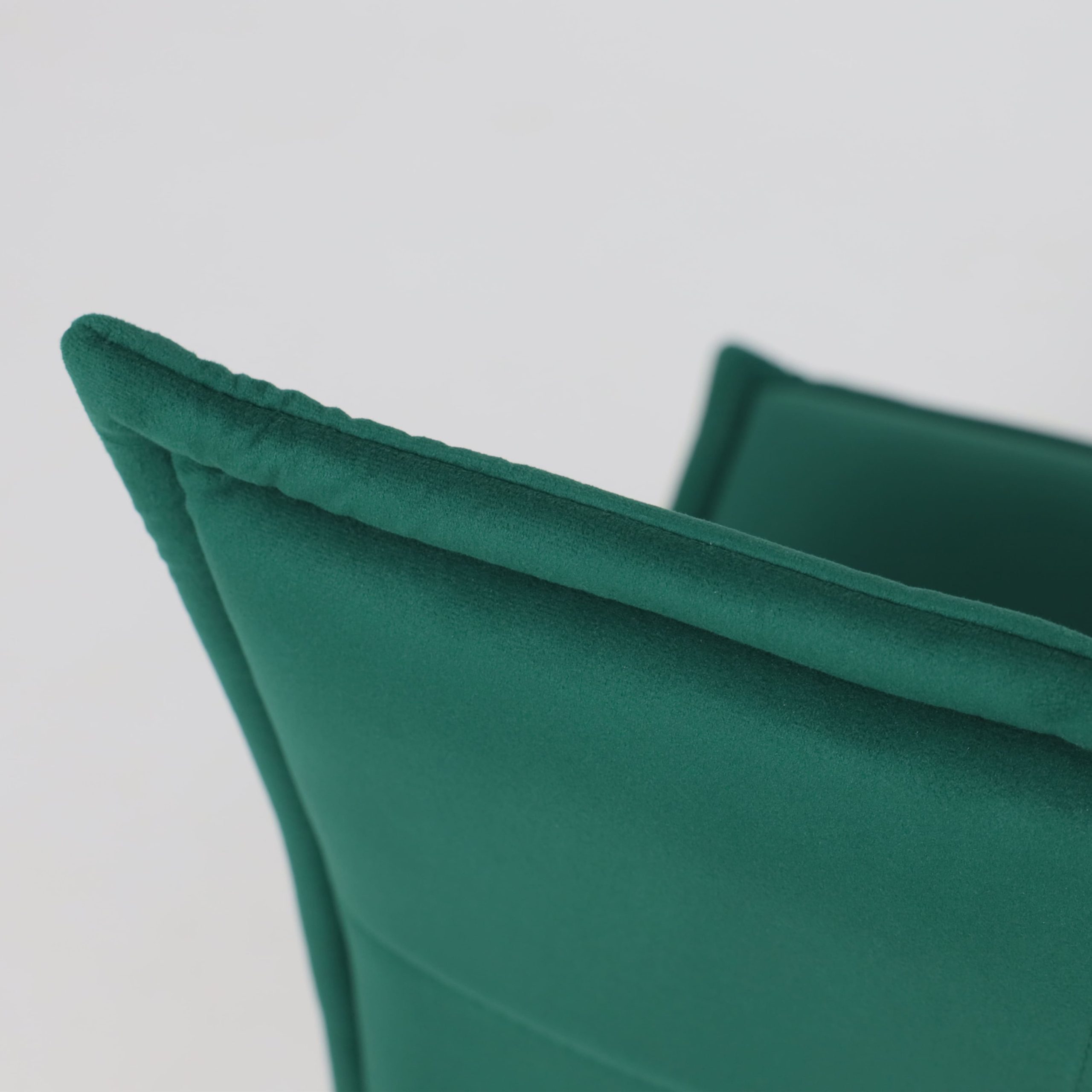 Кресло РУБИК U, Velutto 33 темно-зеленый велюр/черный