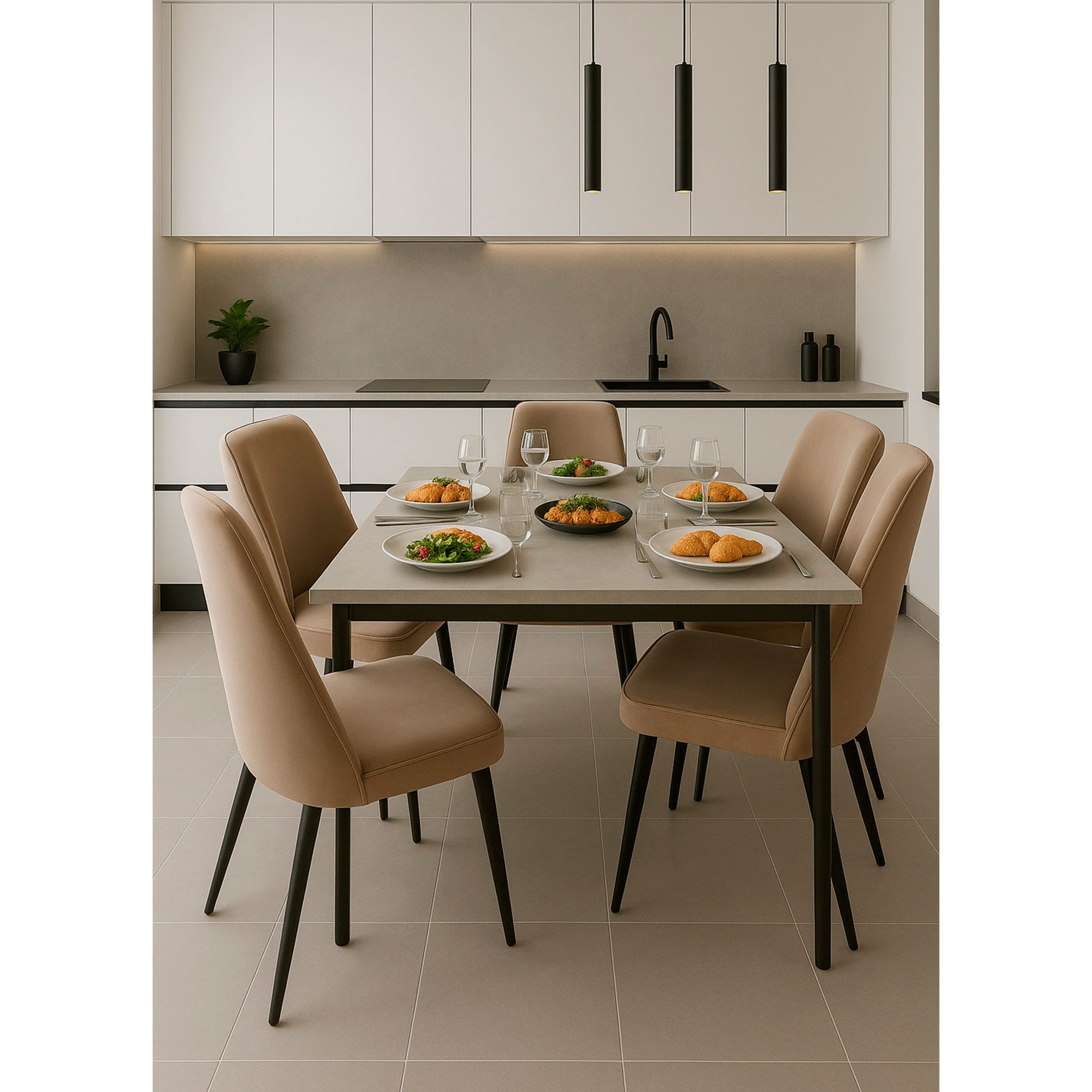 Стул LEONARD M, d05 CAPPUCCINO LUXчерный