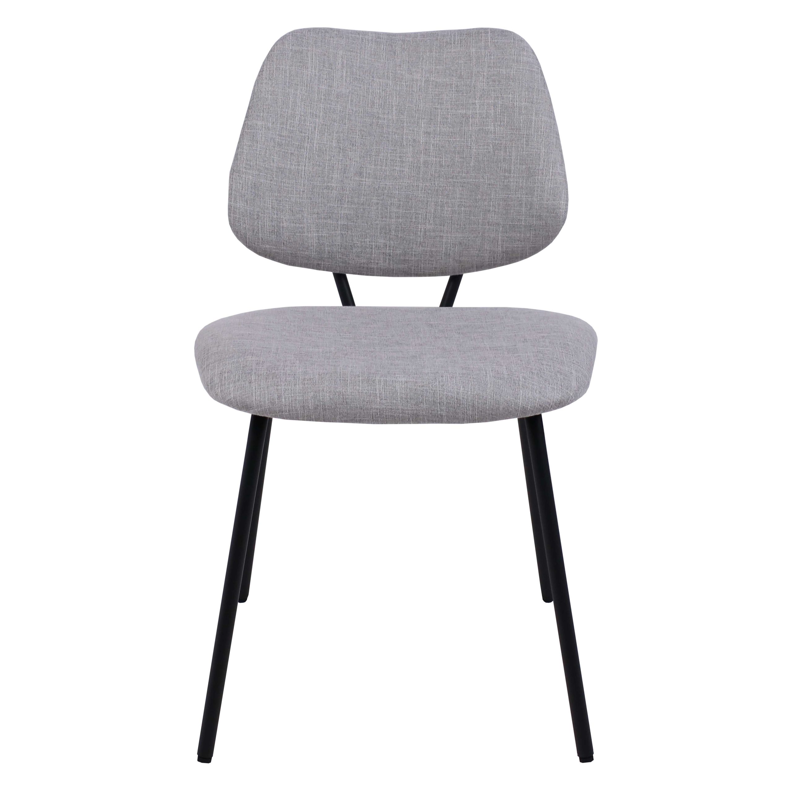 Стул DIXIE, серая ткань/черный