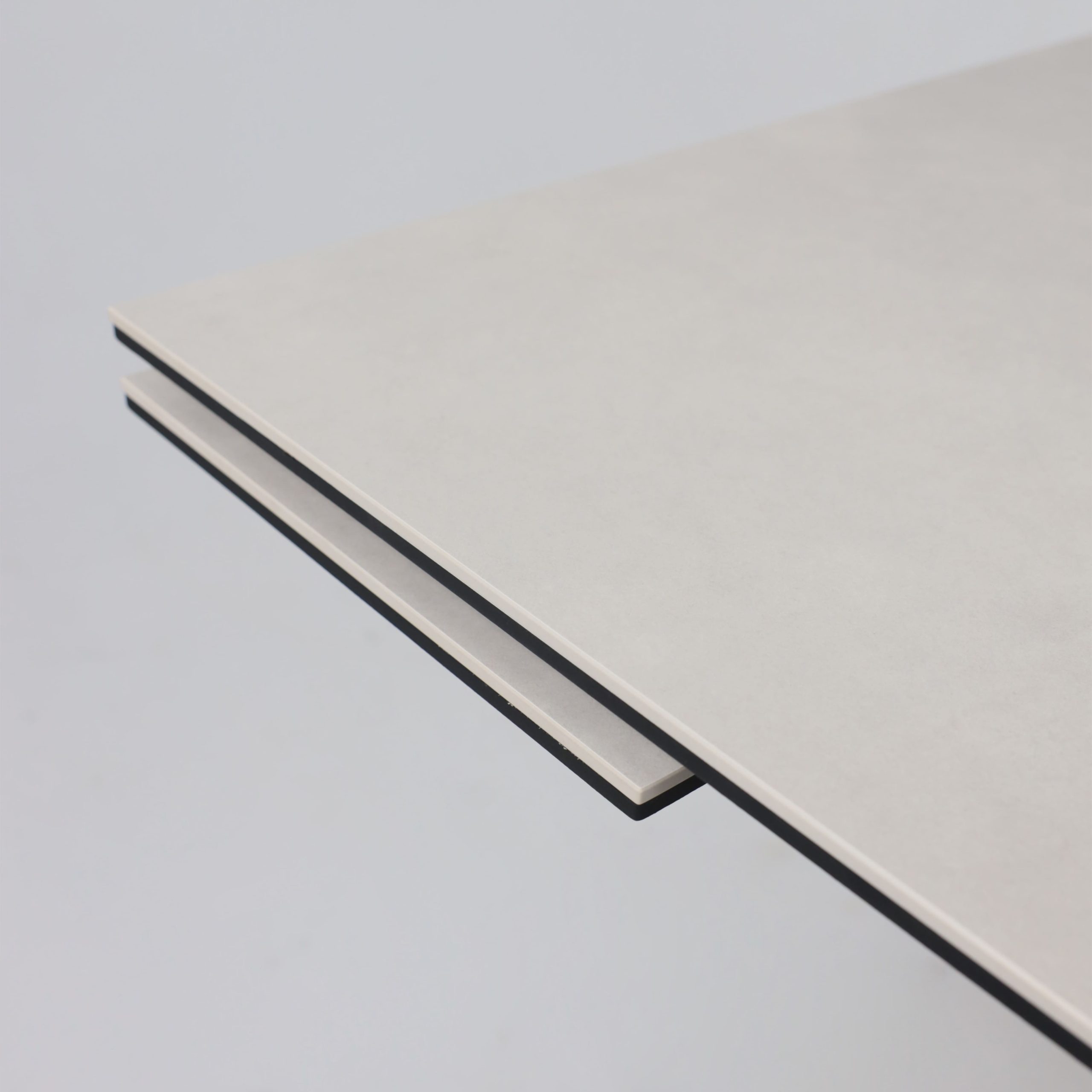 Стол AV 2119, МДФ+керамика, раздвижной 1200 (1800)*800 серый, матовый CARMEN LIDHT GREY/черный