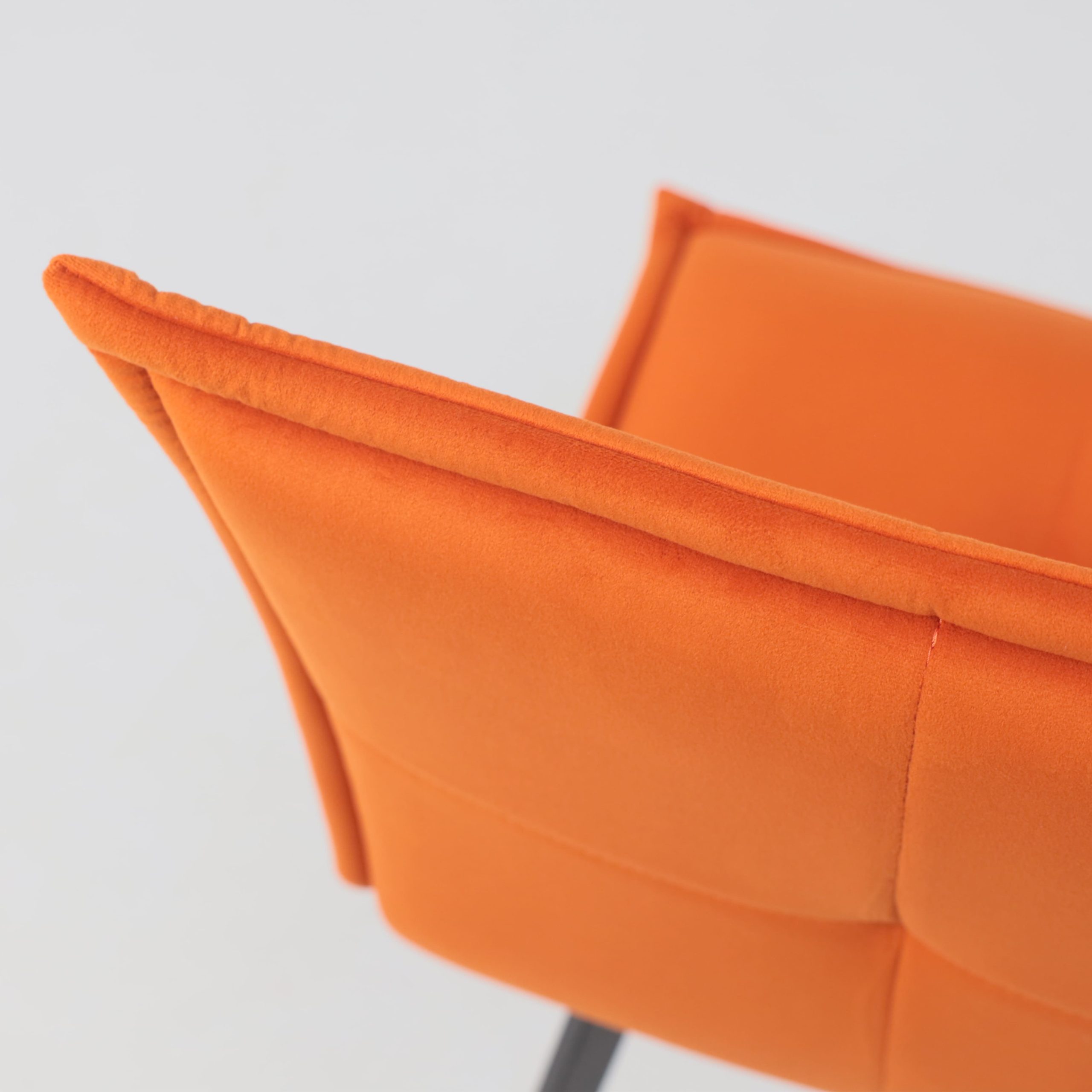 Кресло РУБИК U, Velutto 27 терракотовый велюр/черный