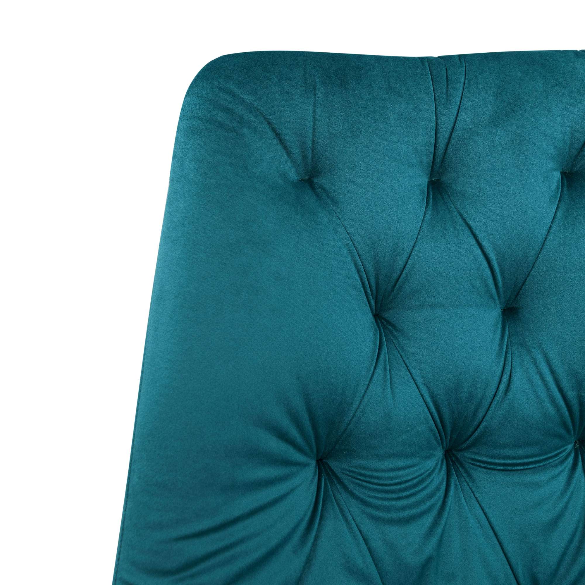 Стул AV 435, темно-бирюзовый бархат H-56/черный