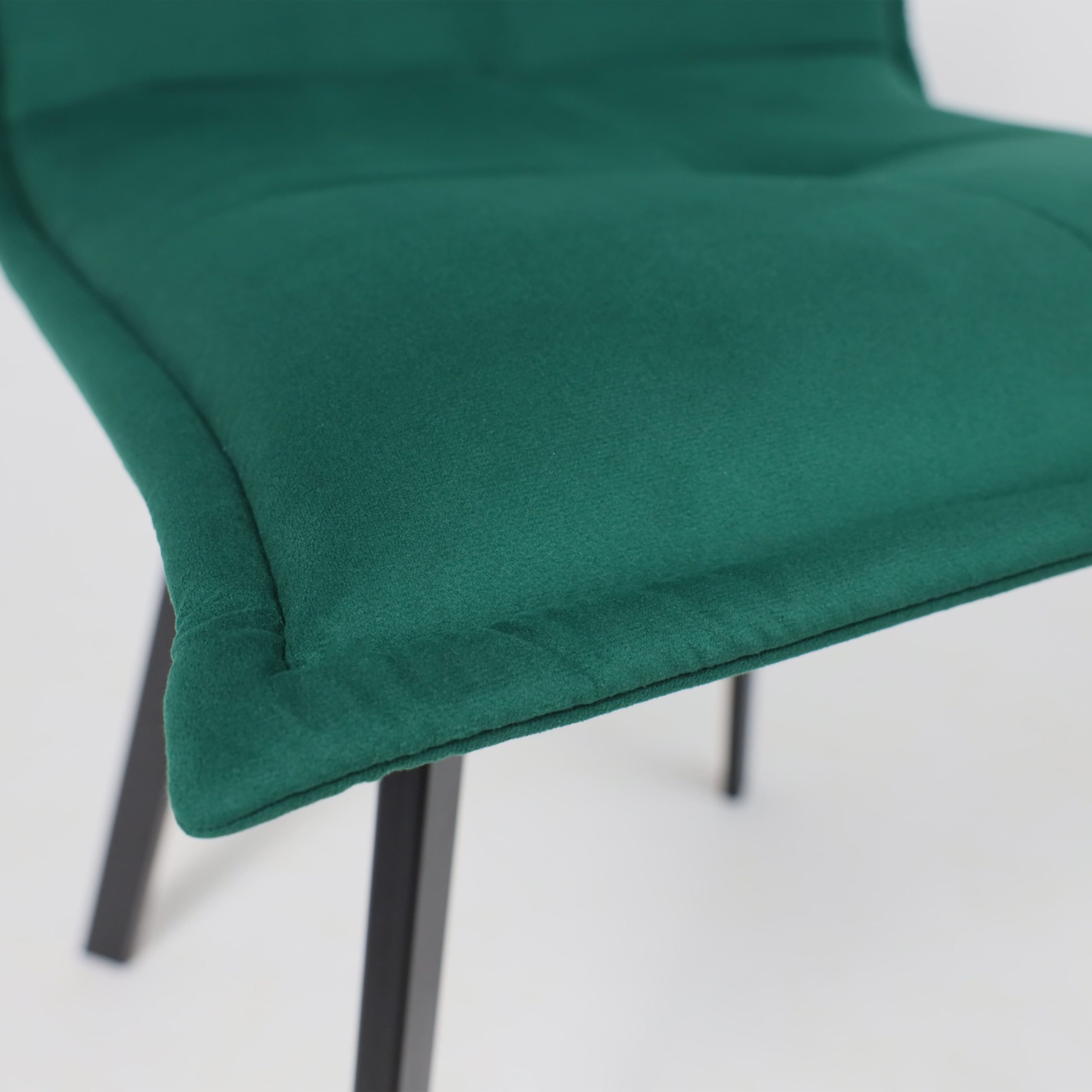 Кресло РУБИК U, Velutto 33 темно-зеленый велюр/черный