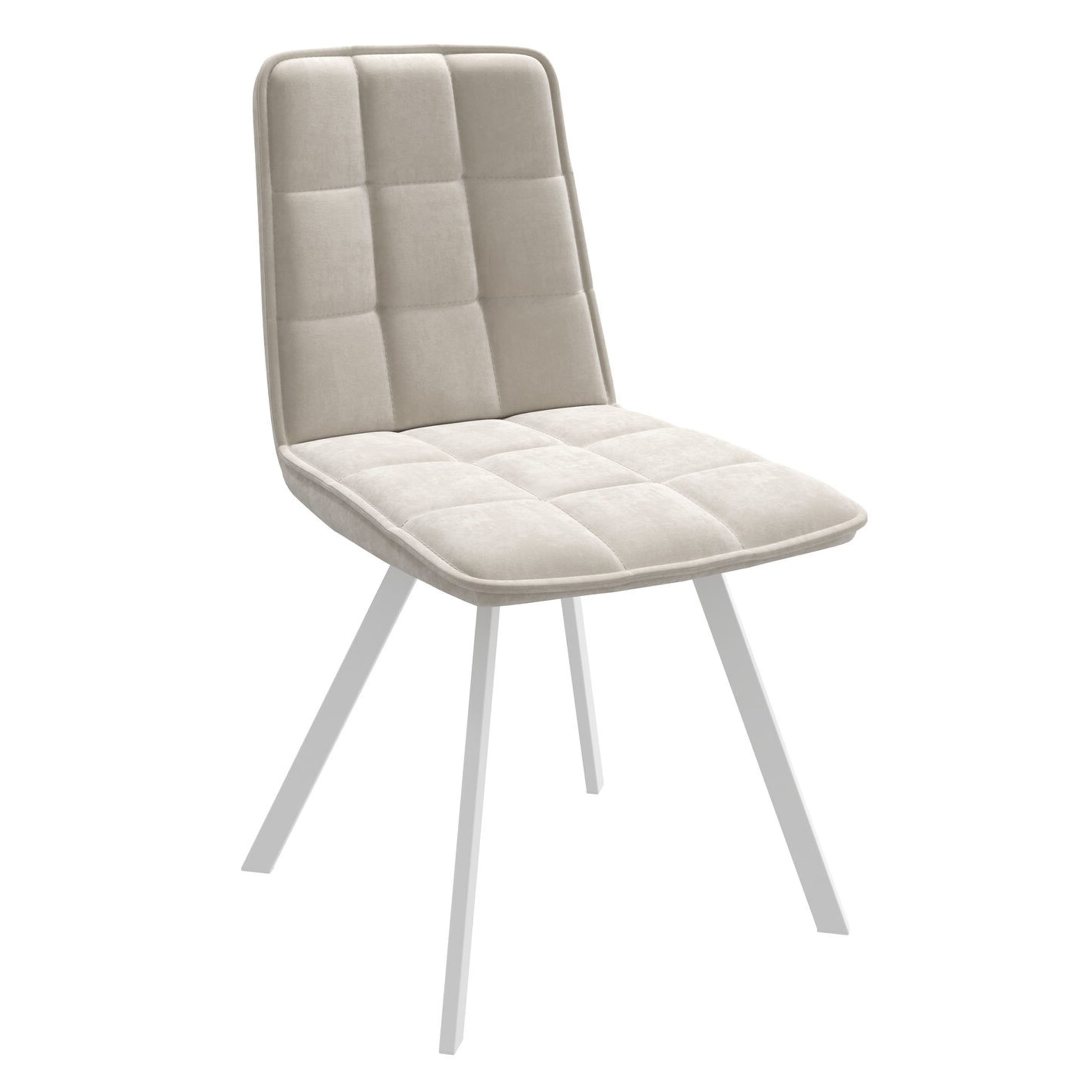 Стул ROM D, b03 CREAM LUXбелый