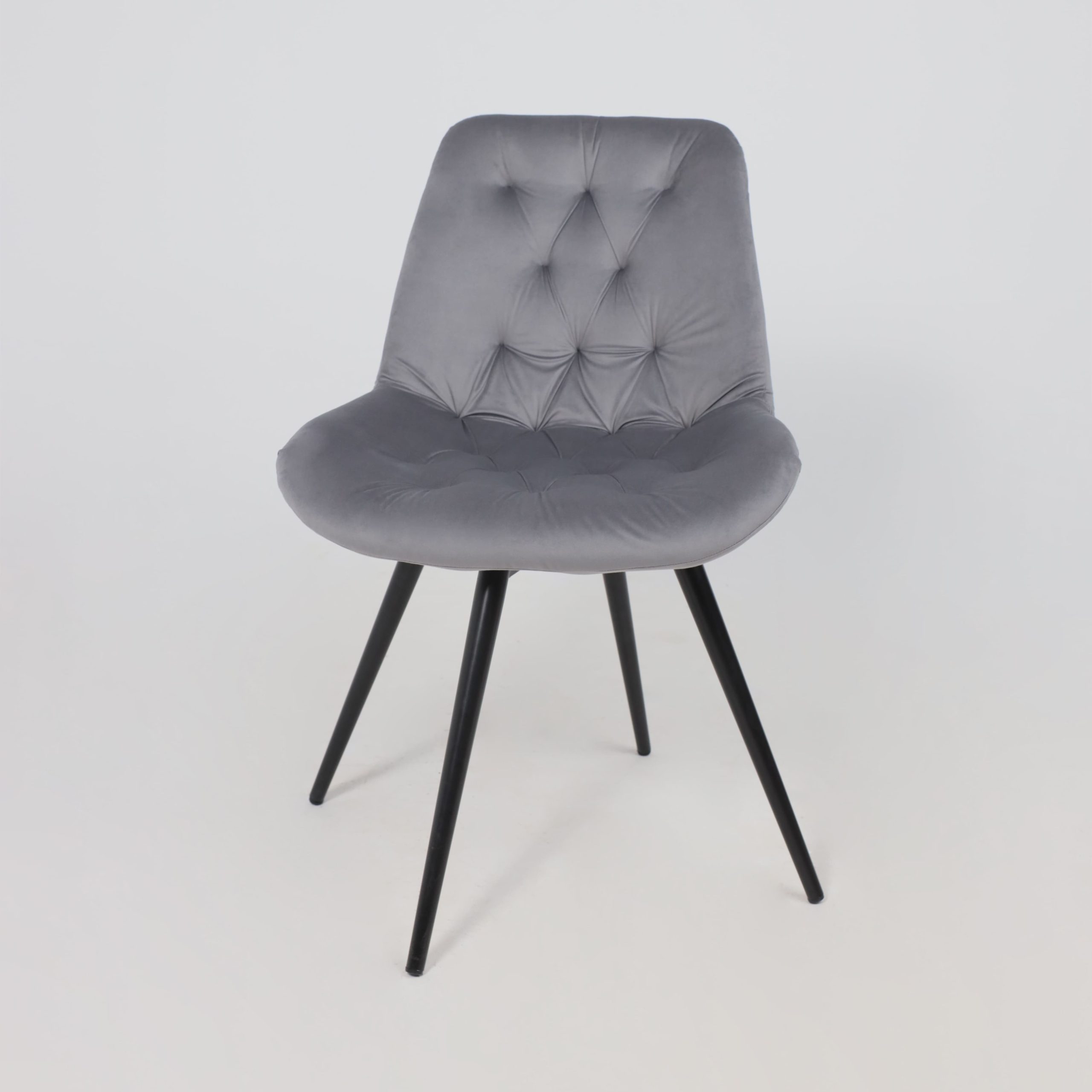 Стул AV 435, поворотный, темно-серый бархат H-15/черный