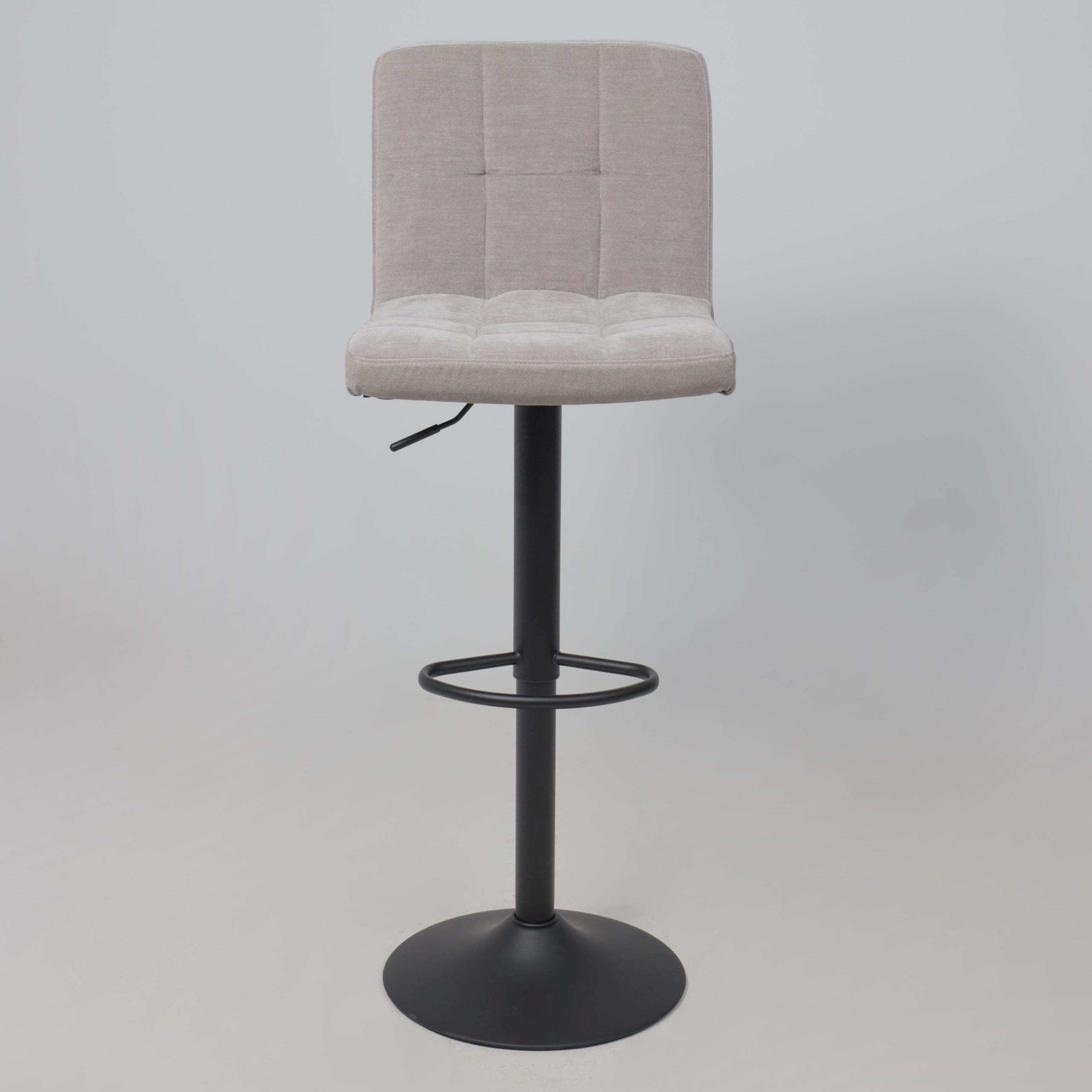 Стул барный LOGOS, серый шенилл Ote Canna 452/черный