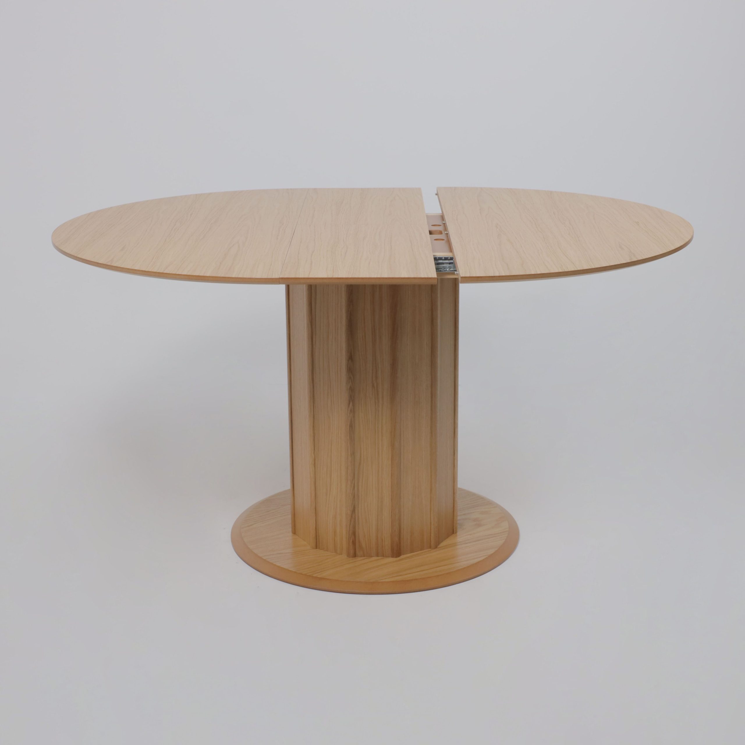 Стол ОЛАФ1100(1400)*1100, Светлый дуб без тонировки/Светлый дуб