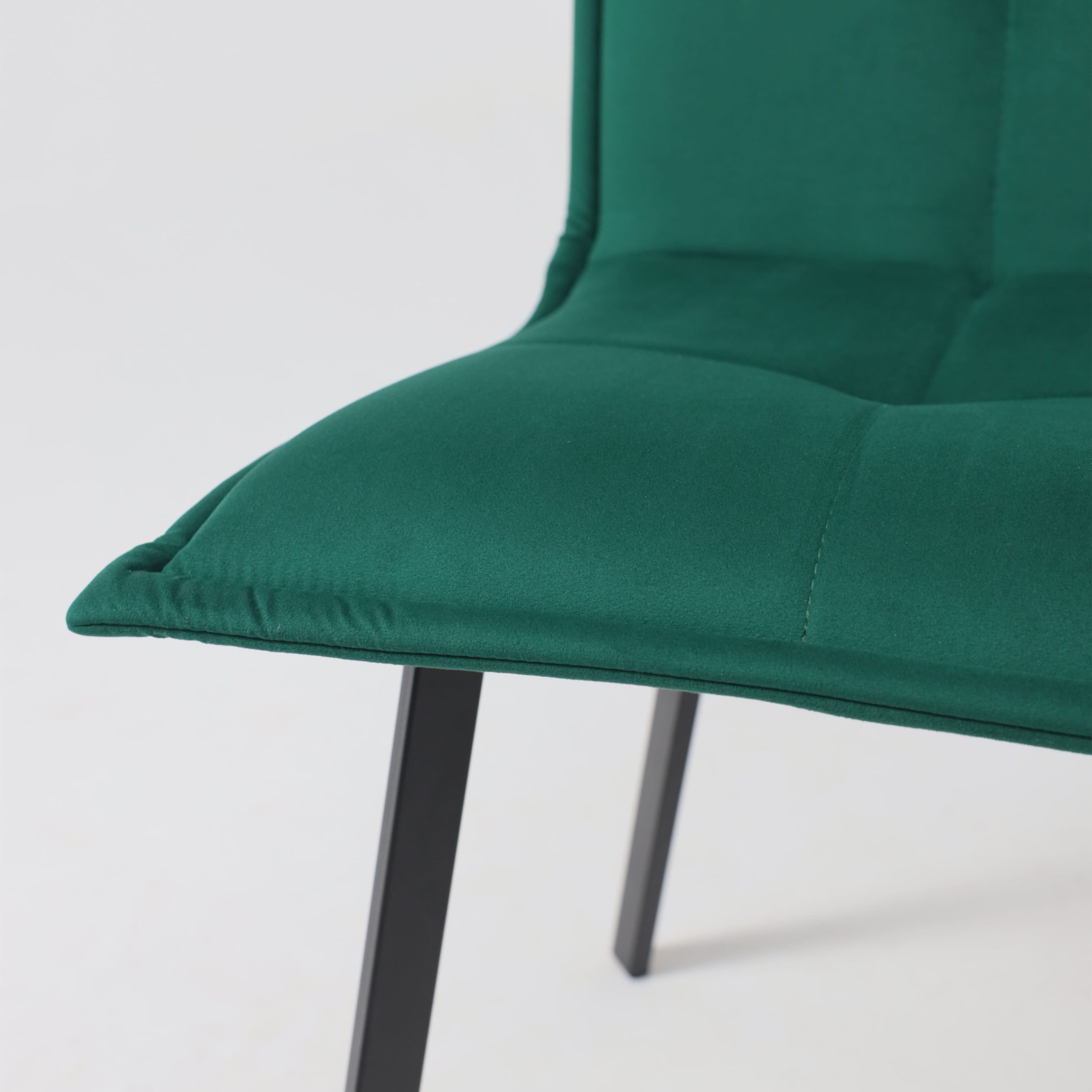 Кресло РУБИК U, Velutto 33 темно-зеленый велюр/черный
