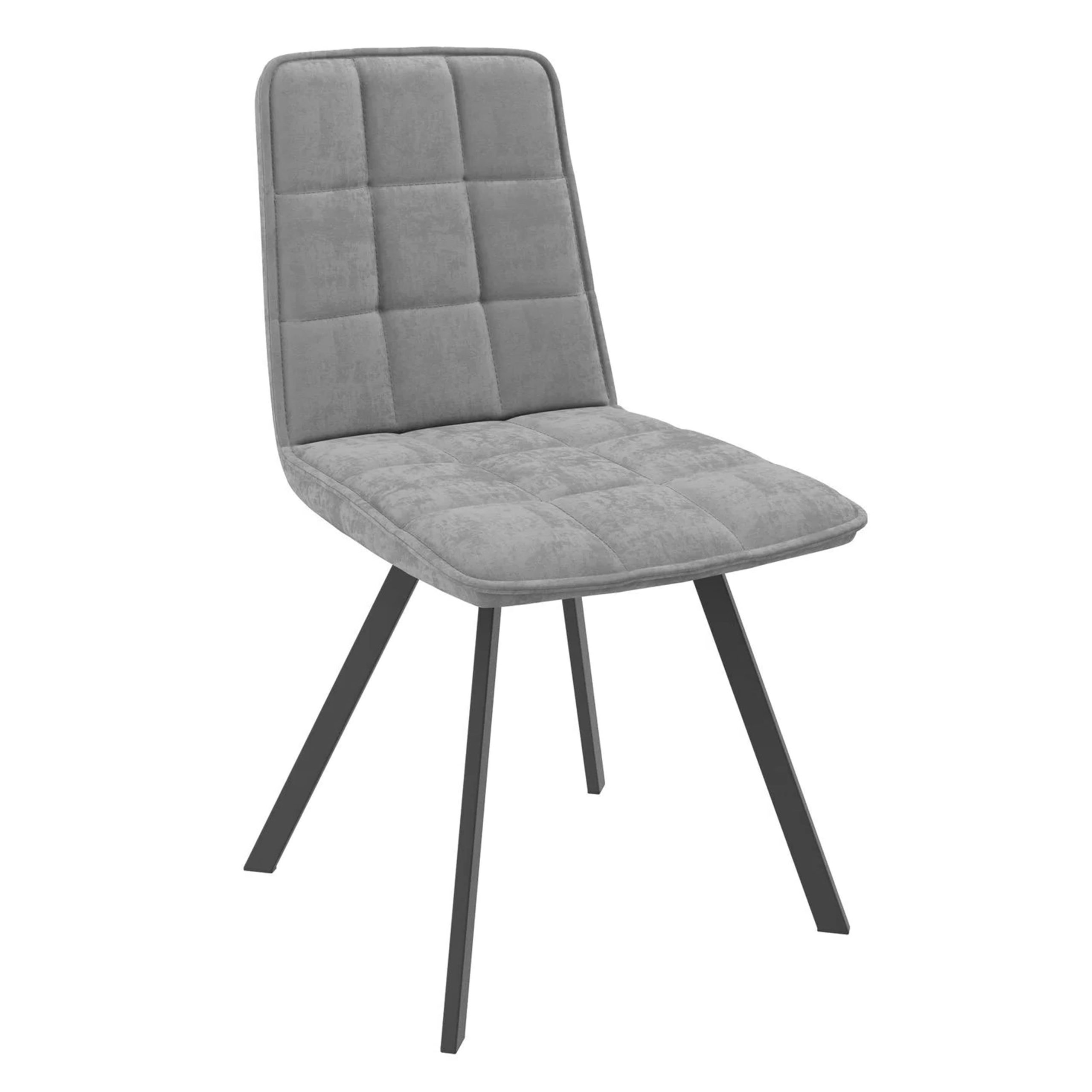 Стул ROM D, b22 GREY LUXчерный