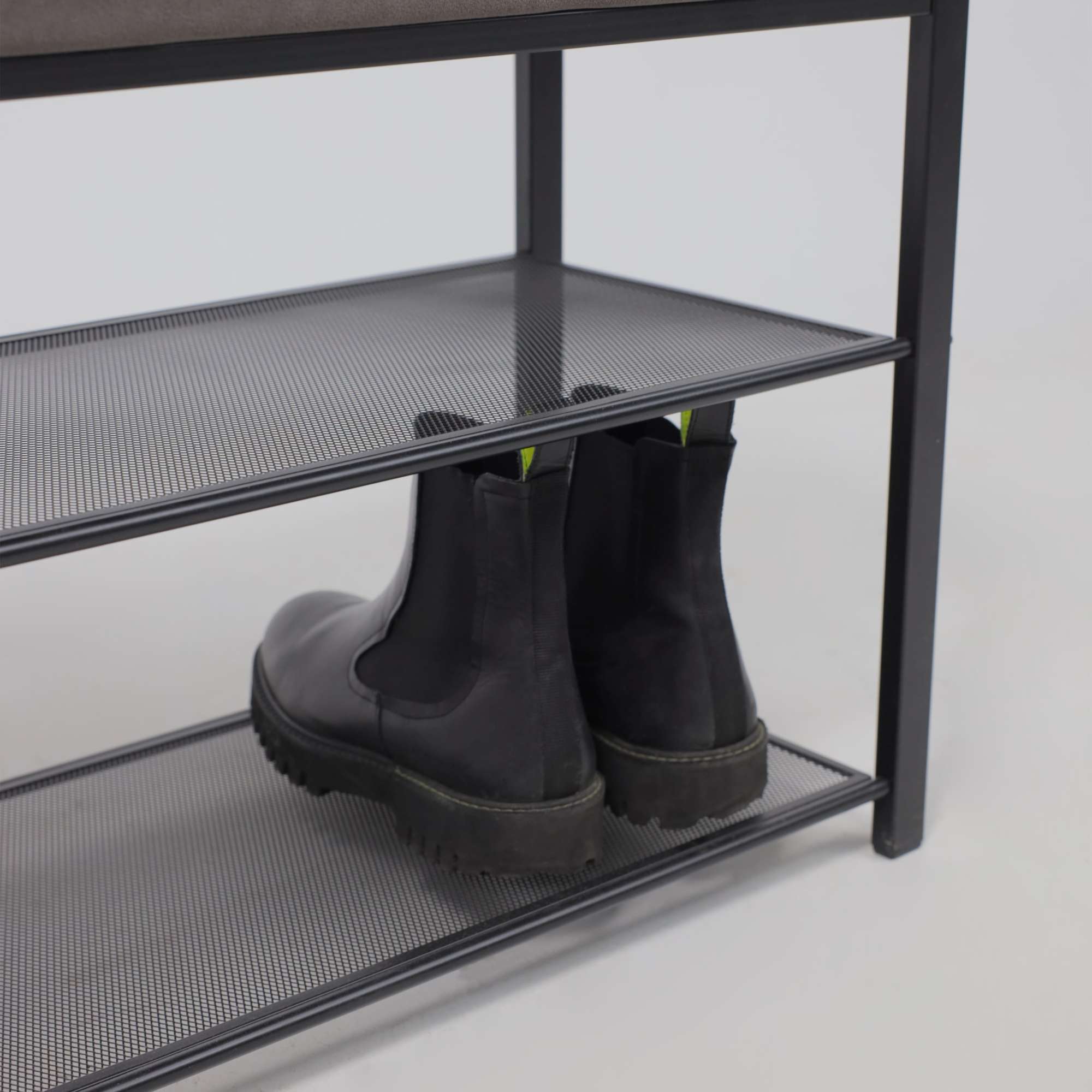 Банкетка ТОРОНТО 23S, серый/черный