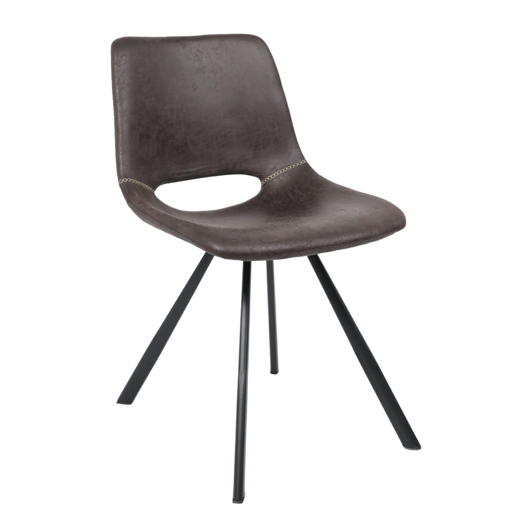 Стул  DILAN, экокожа,  графит С-05/черный