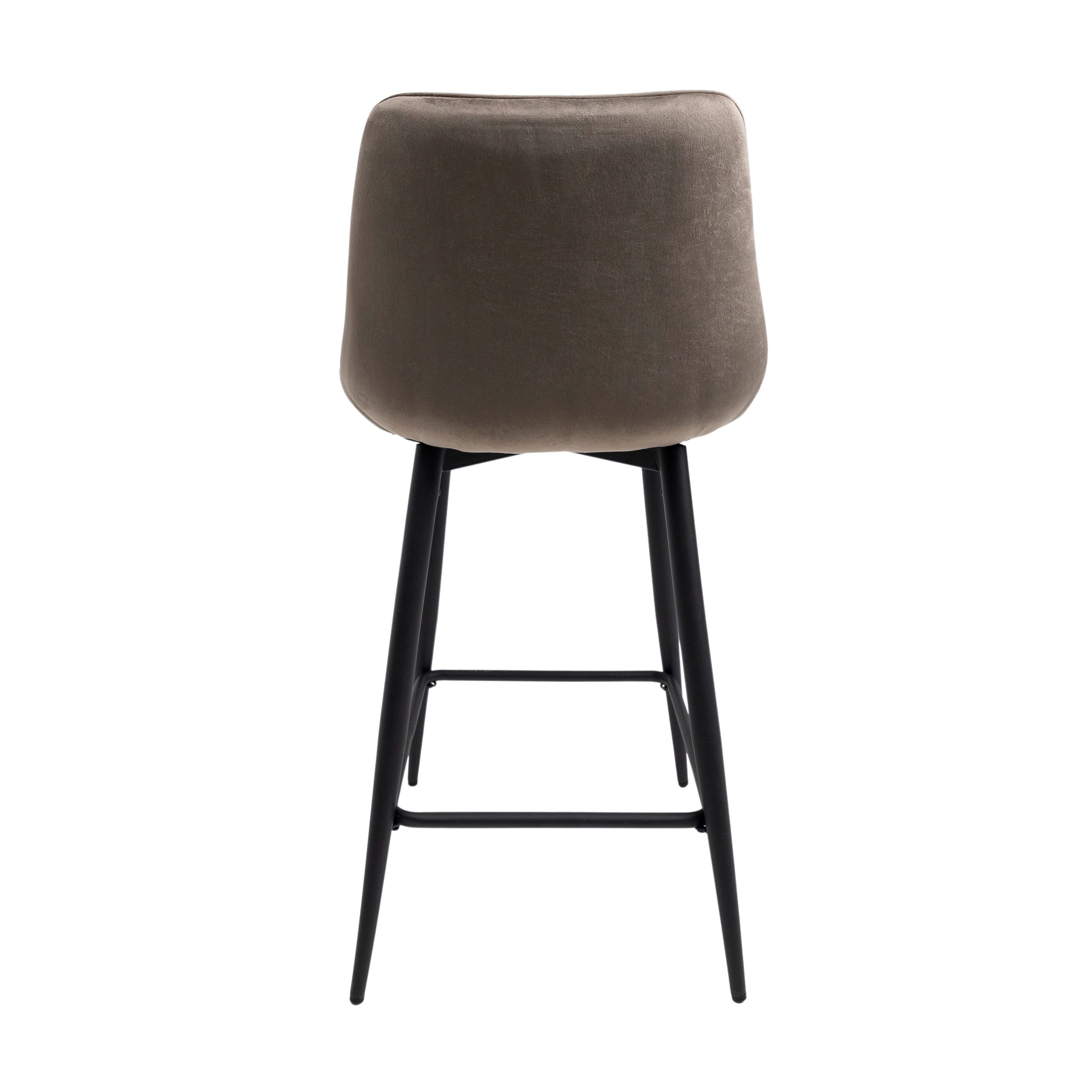 Стул LINX, полубарный, бежевый велюр G062-13/черный