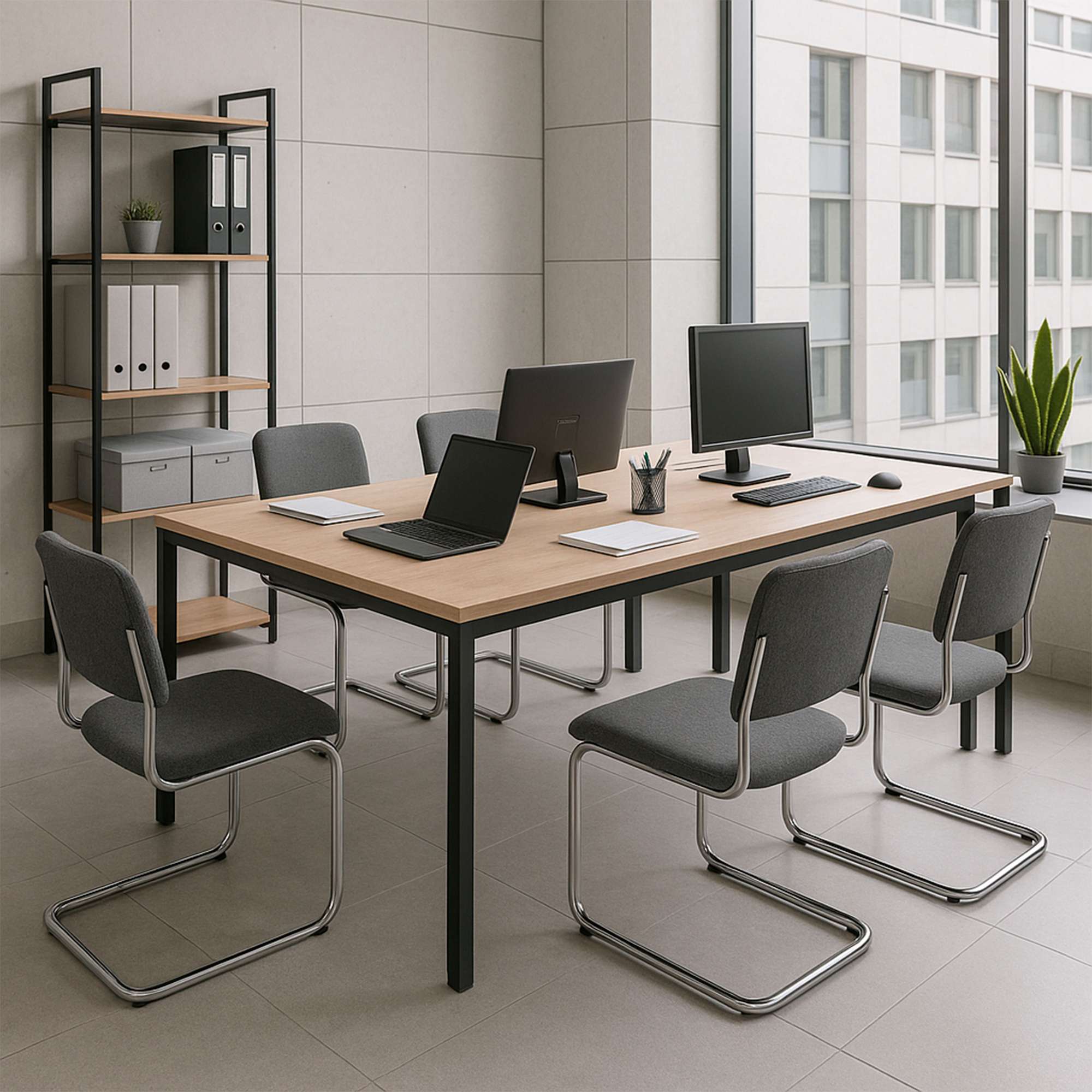 Кресло СЛАВИЯ, Leto 68 темно-серая ткань/хром