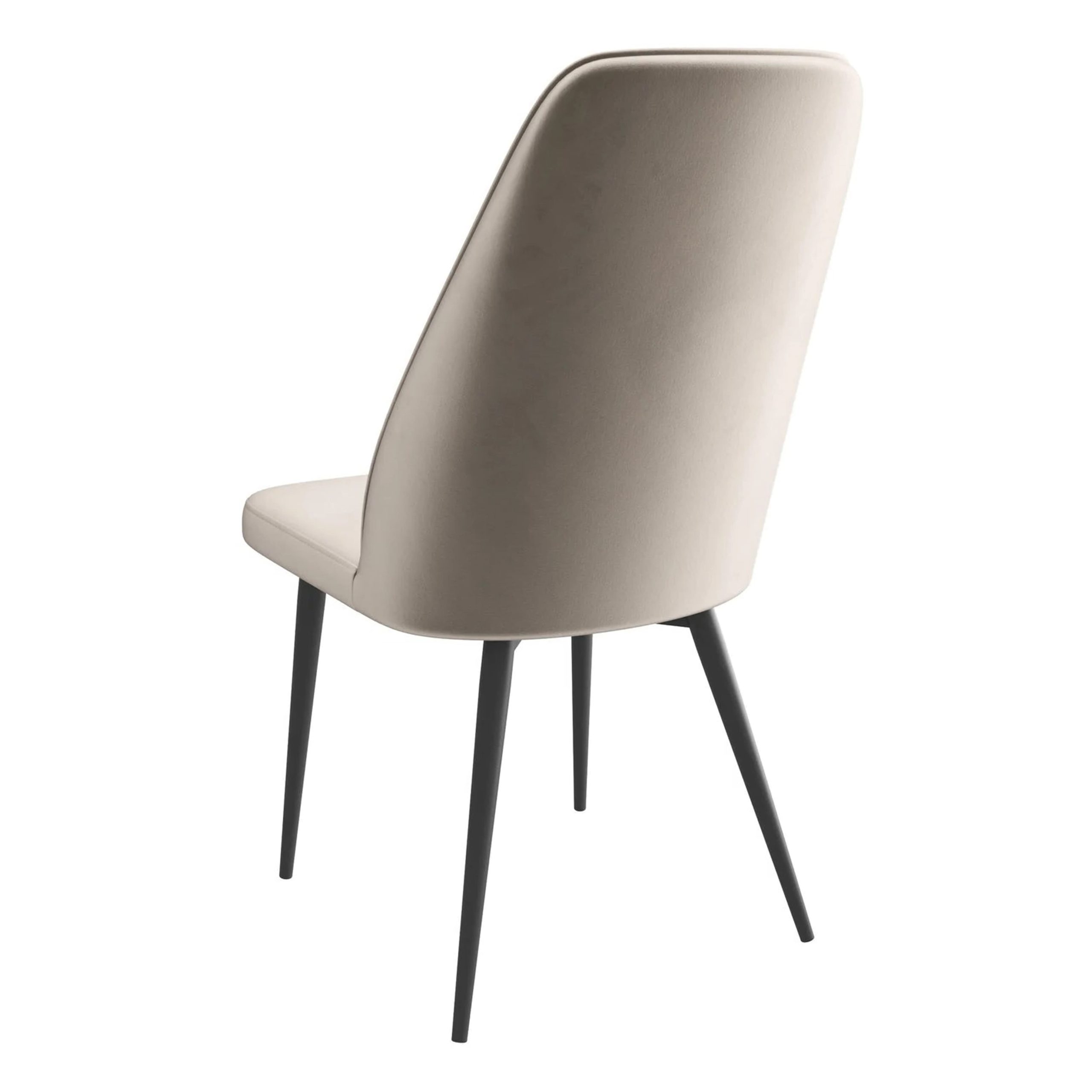 Стул LEONARD M, d07 PEARL GREY LUXчерный