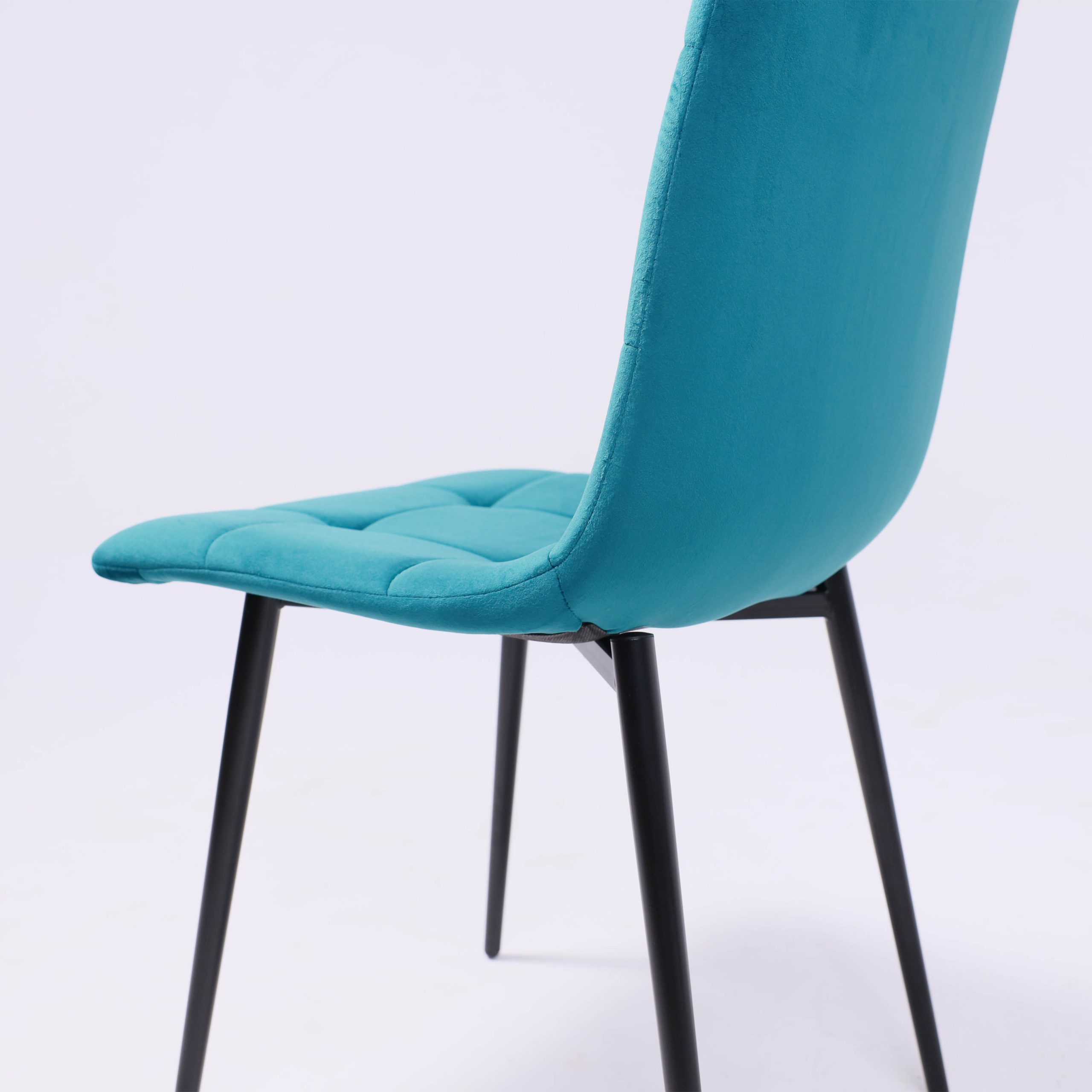 Стул AV 406-N, темно-бирюзовый бархат H-56/черный