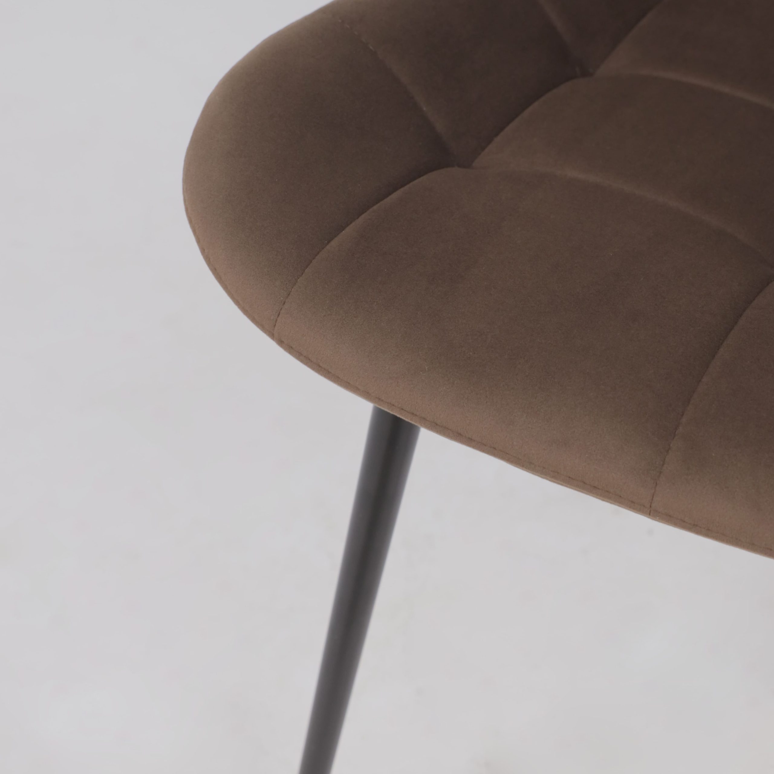 Стул AV 405, шоколадный бархат Confetti chocolate/черный