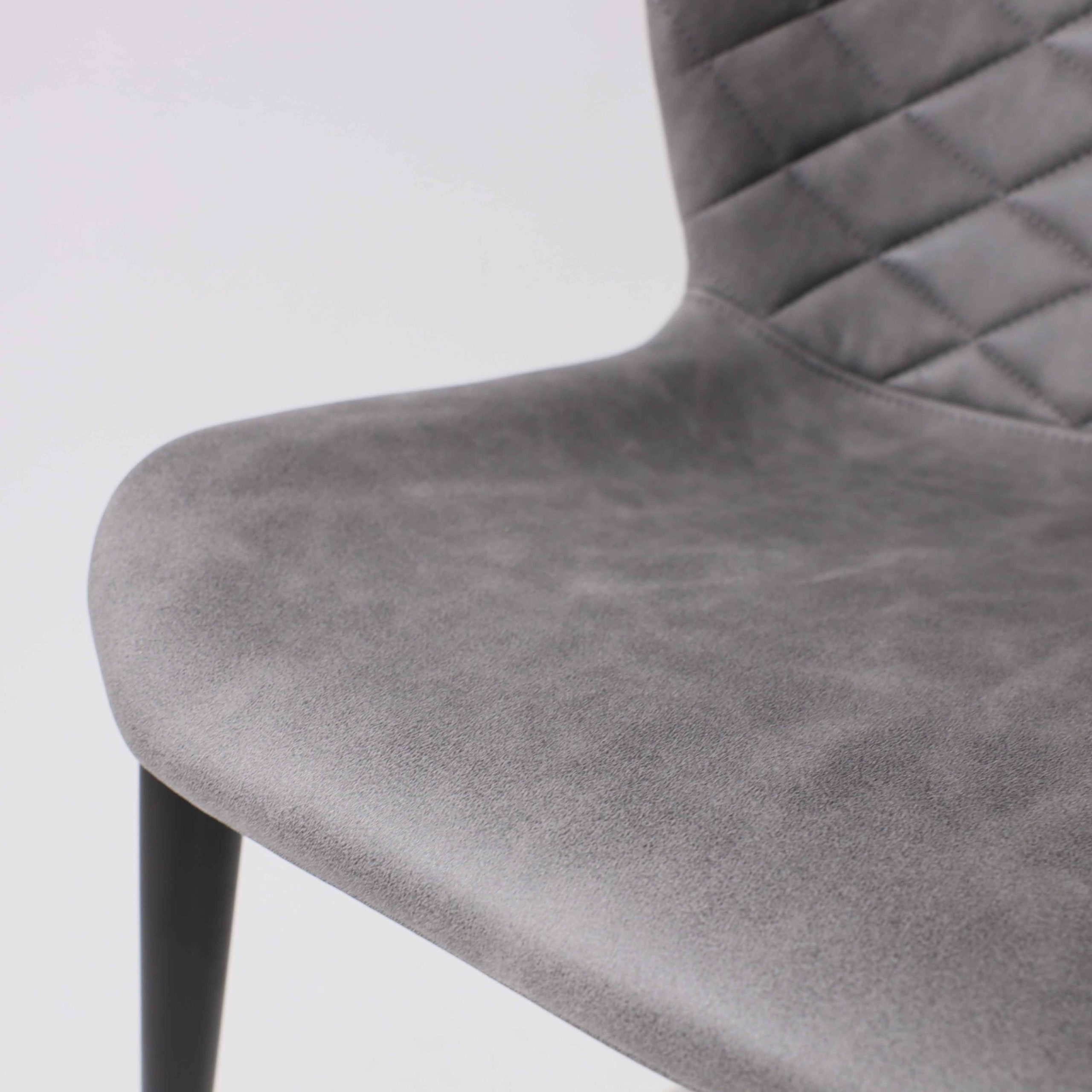 Стул AV 470, темно-серая замша Kiprus 10/черный