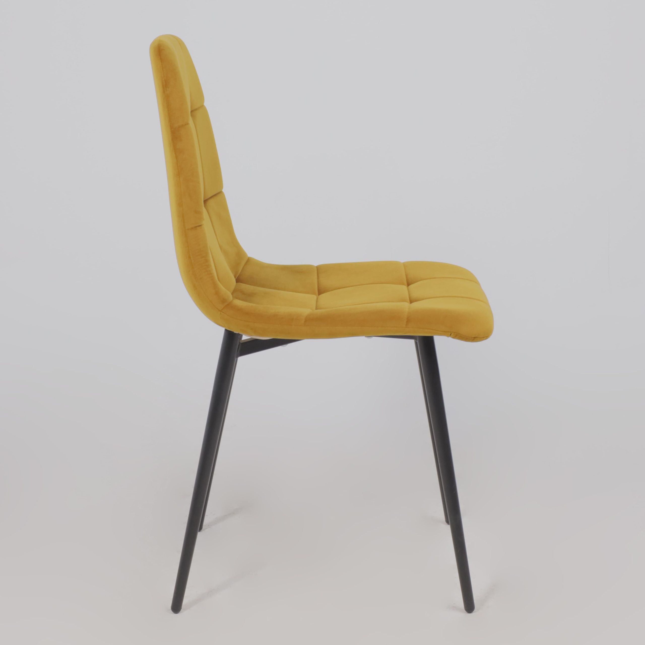 Стул AV 406-N, карри бархат Confetti chai tea/черный