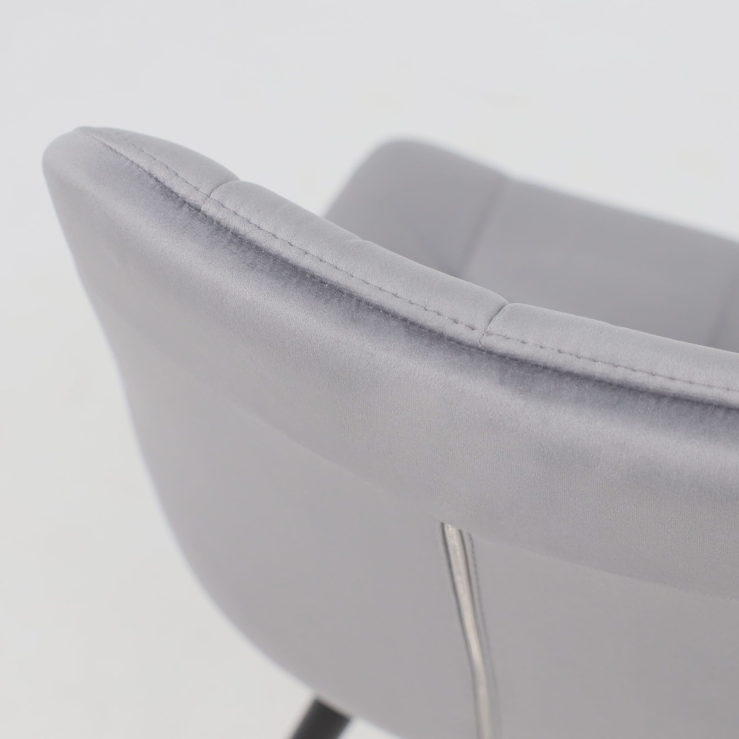 Стул AV 405, поворотный, темно-серый бархат H-15/черный