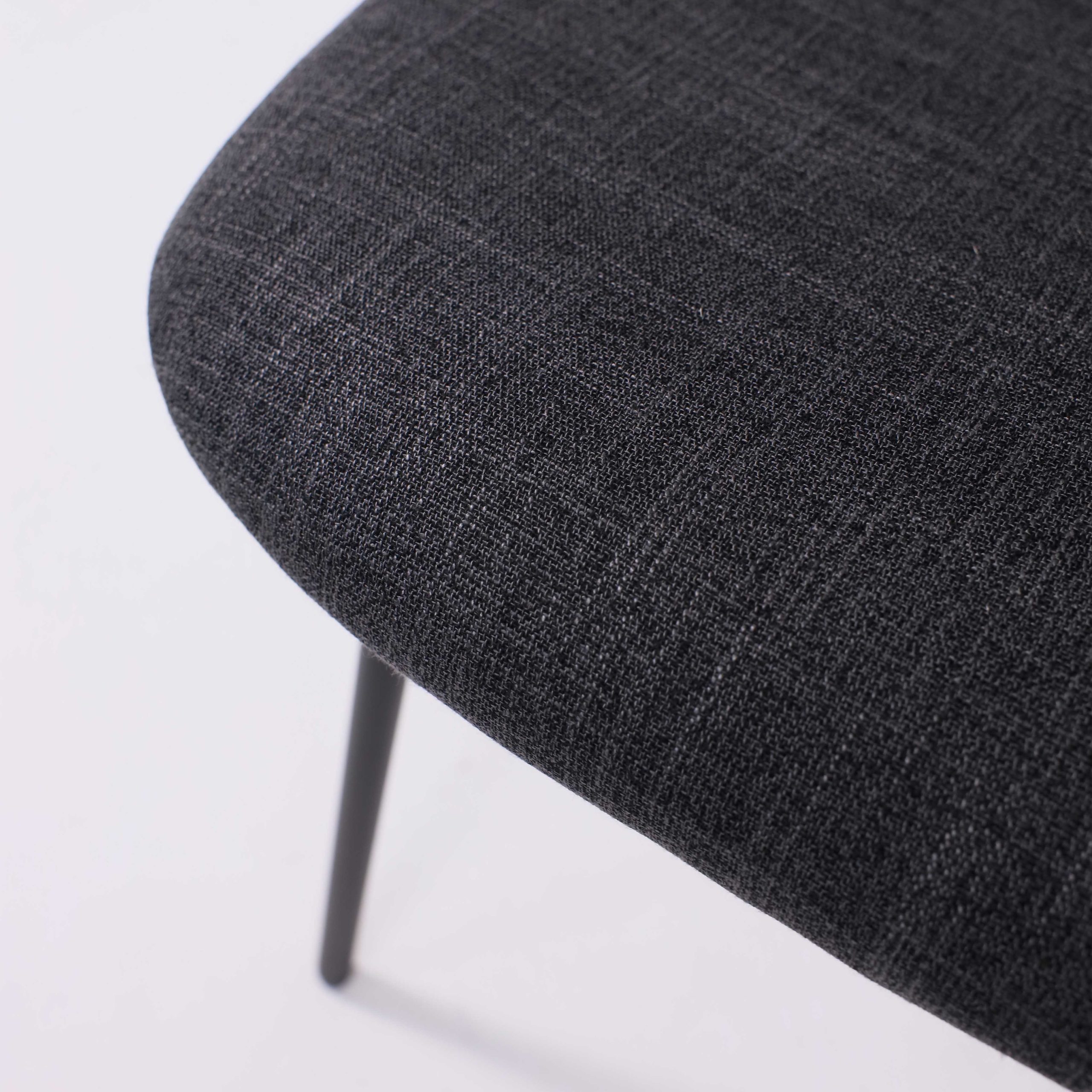 Стул DIXIE, темно-серая ткань/черный