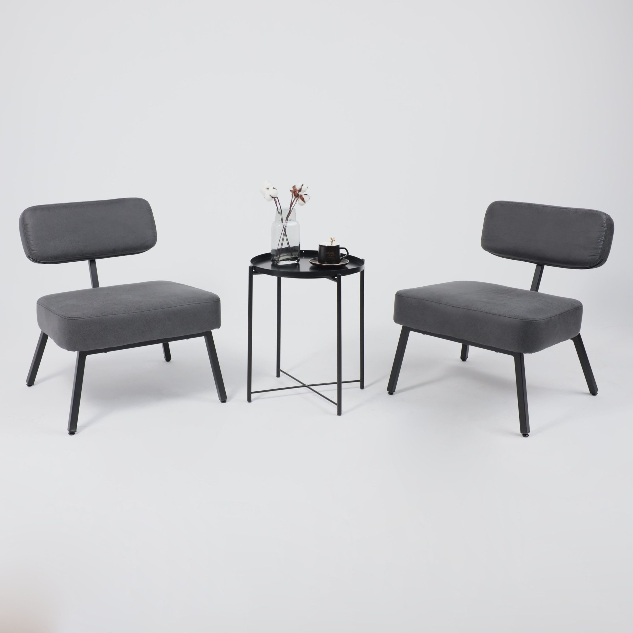 Кресло ASPEN, экокожа винтажный черный WATUSI 16/черный