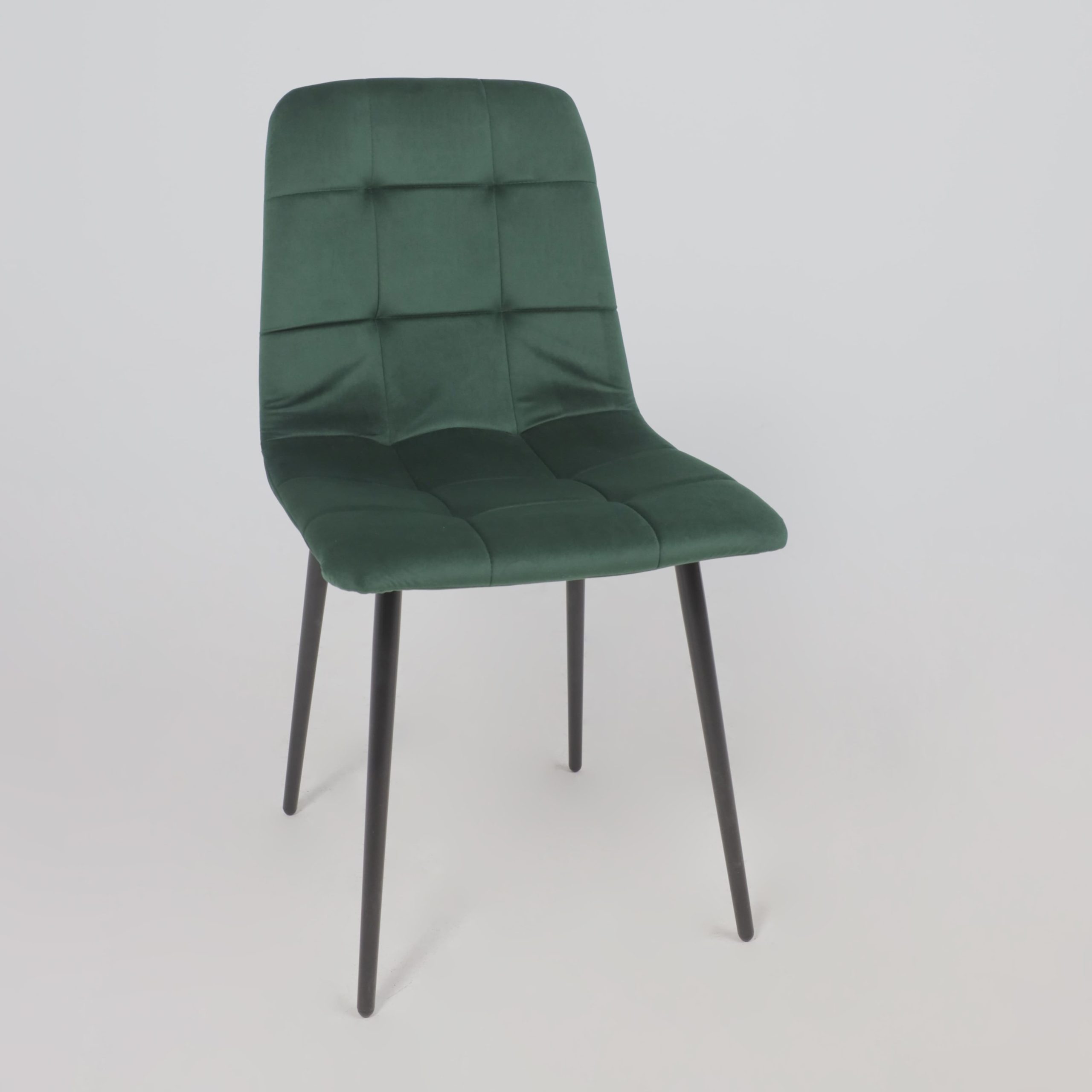 Стул AV 406-N, зеленый бархат Confetti deep forest/черный